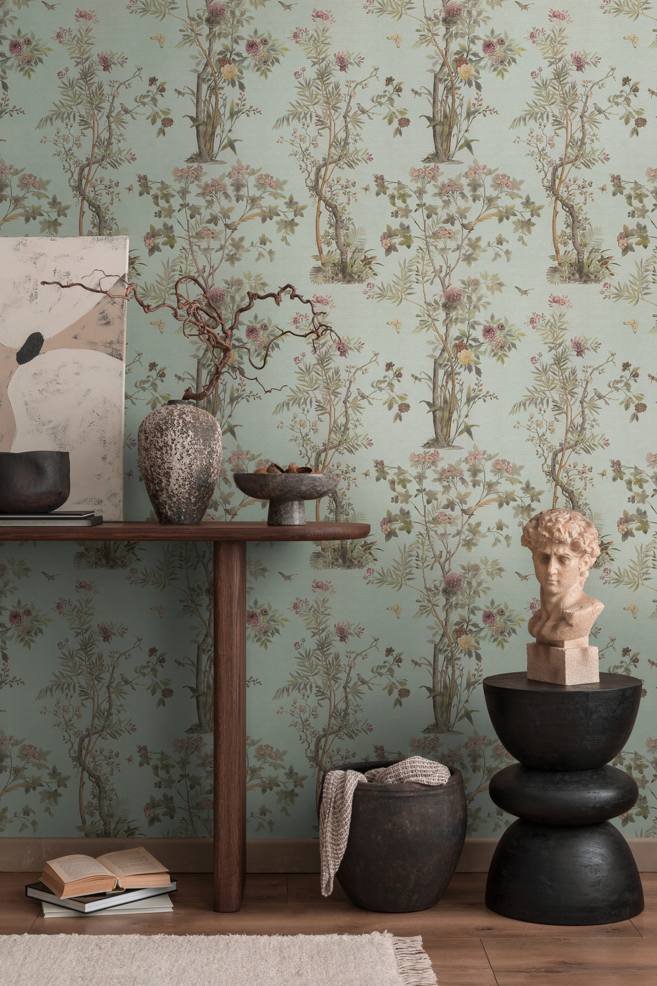 AS Vliestapete History of Art 2 Floral Braun 790435