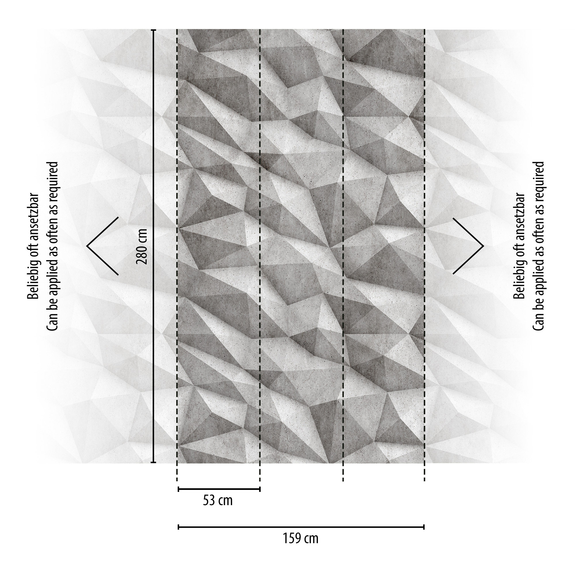 Livingwalls Vliestapete The Wall 3 Betonoptik 398441
