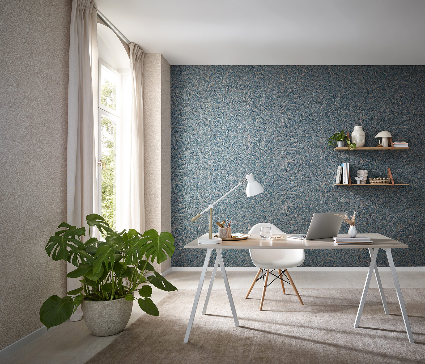 Erismann Vliestapete Focus türkis 1030319