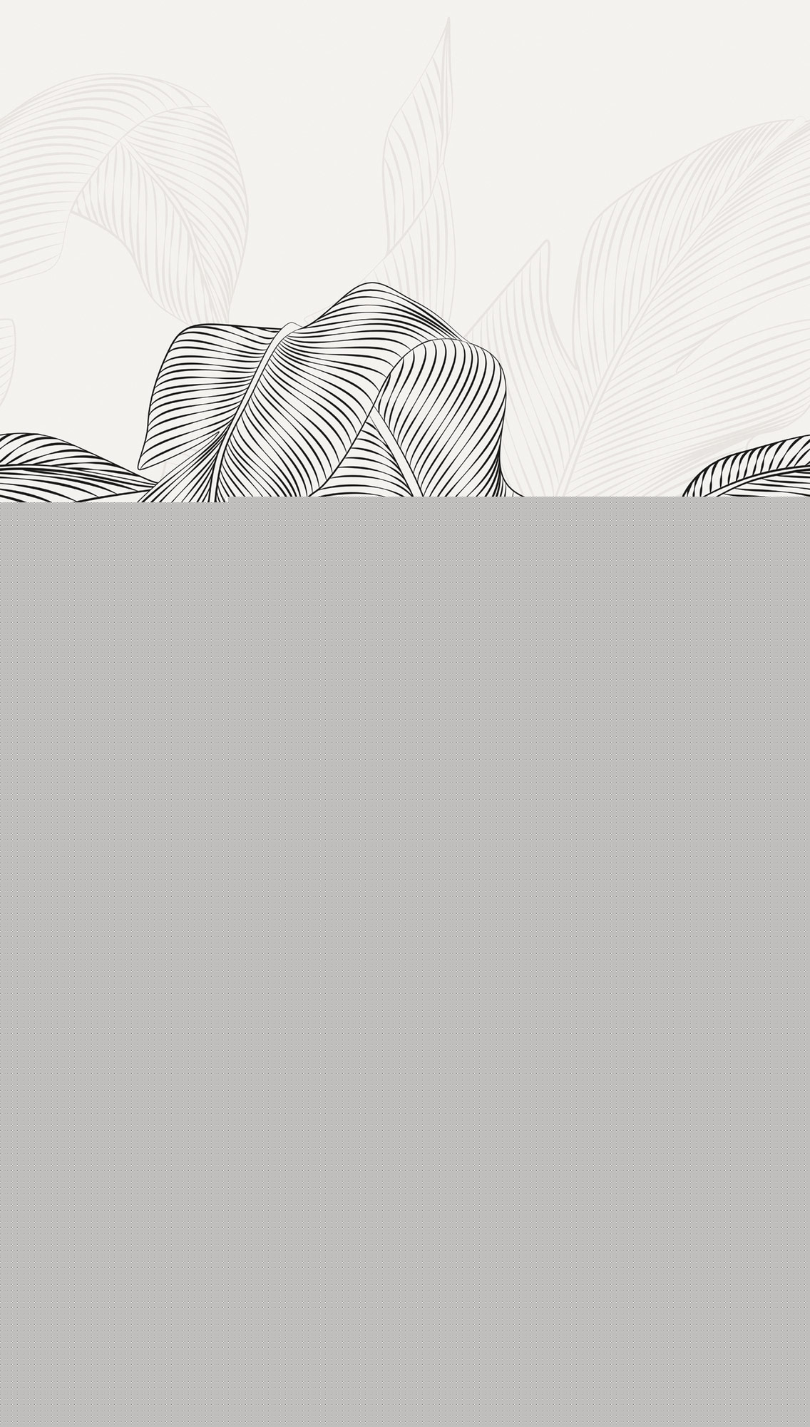 AS Fototapete MS Vibes & Styles Palmenblätter Grau 792171