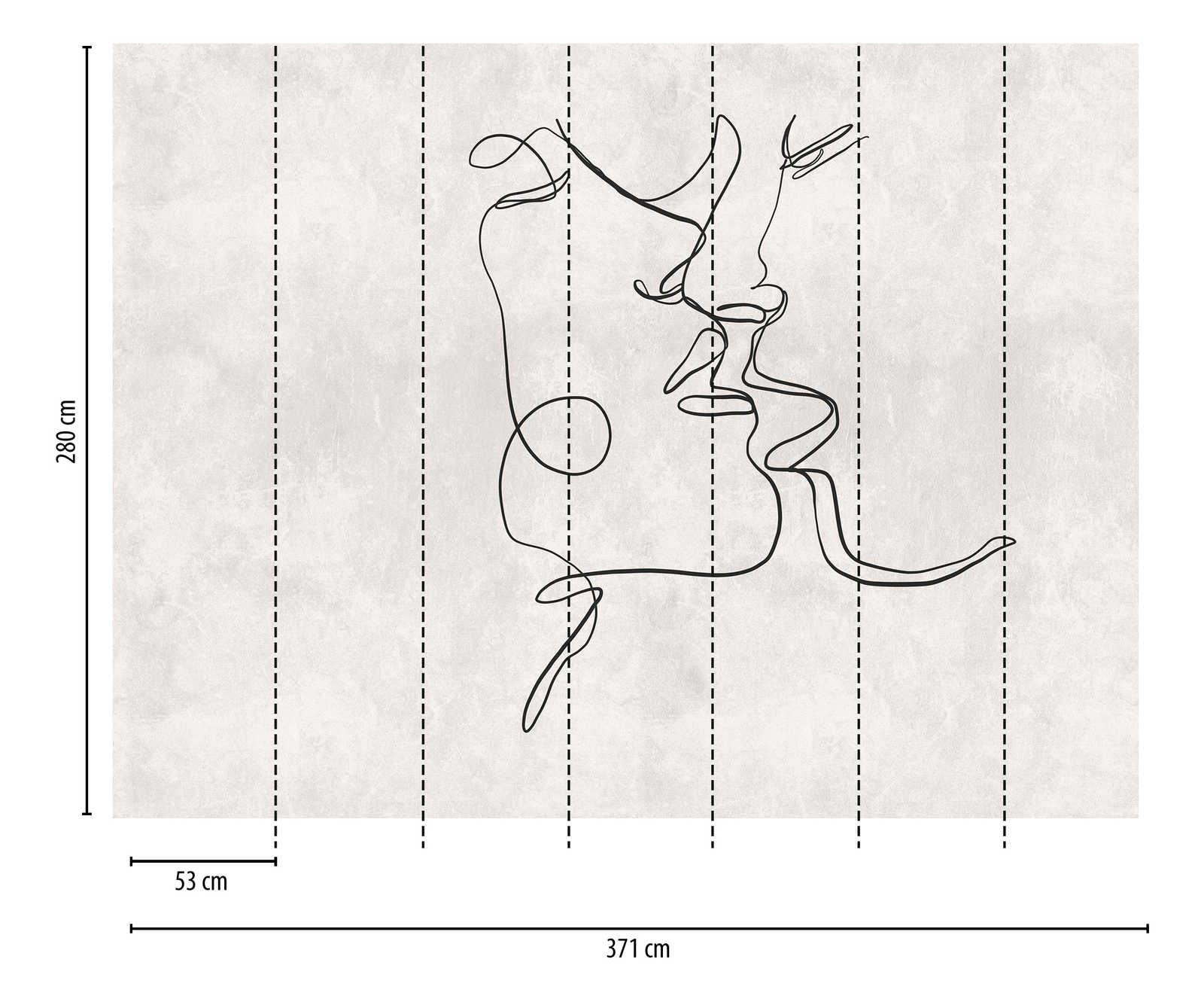 Livingwalls Vliestapete The Wall Abstrakt 382841