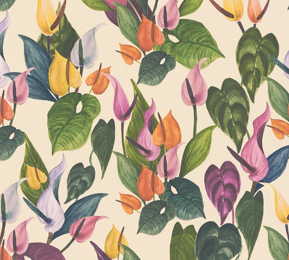 AS Vliestapete Anna d'Andrea Floral Bunt 782101 AS Vliestapete Anna d'Andrea Floral Bunt 782101