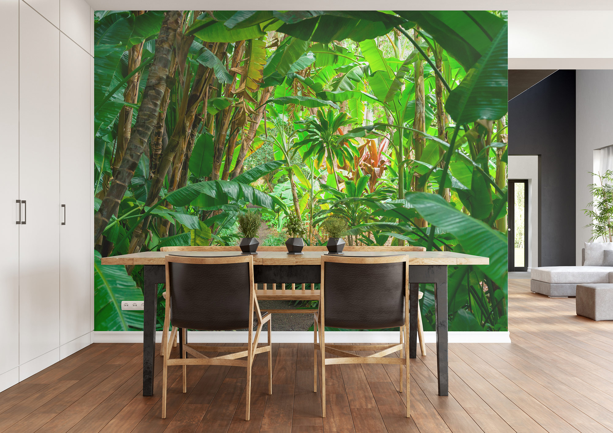 Rasch Fototapete Magic Walls Bananenpflanzen 363784