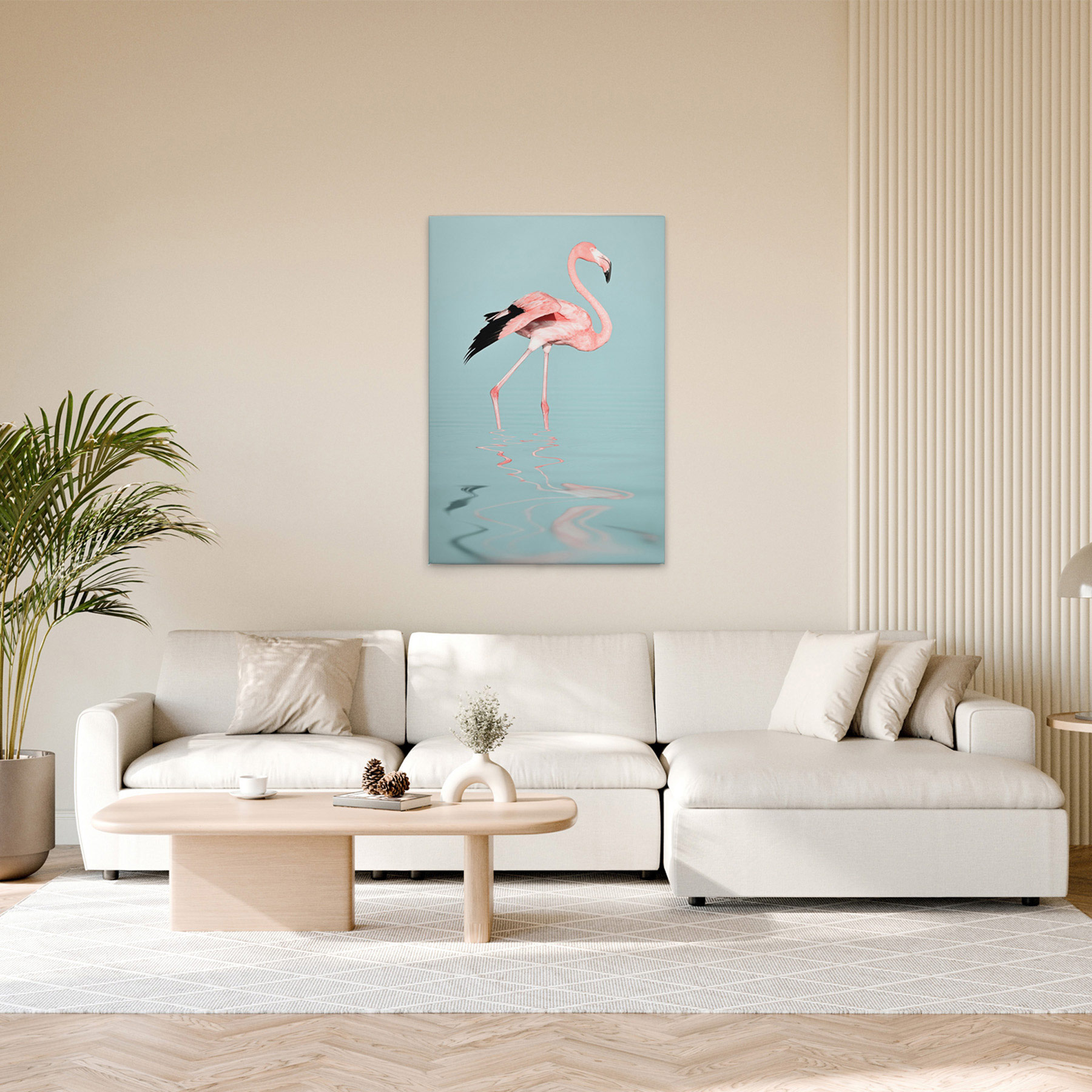 AS Leinwandbild Flamingo Water DD132168