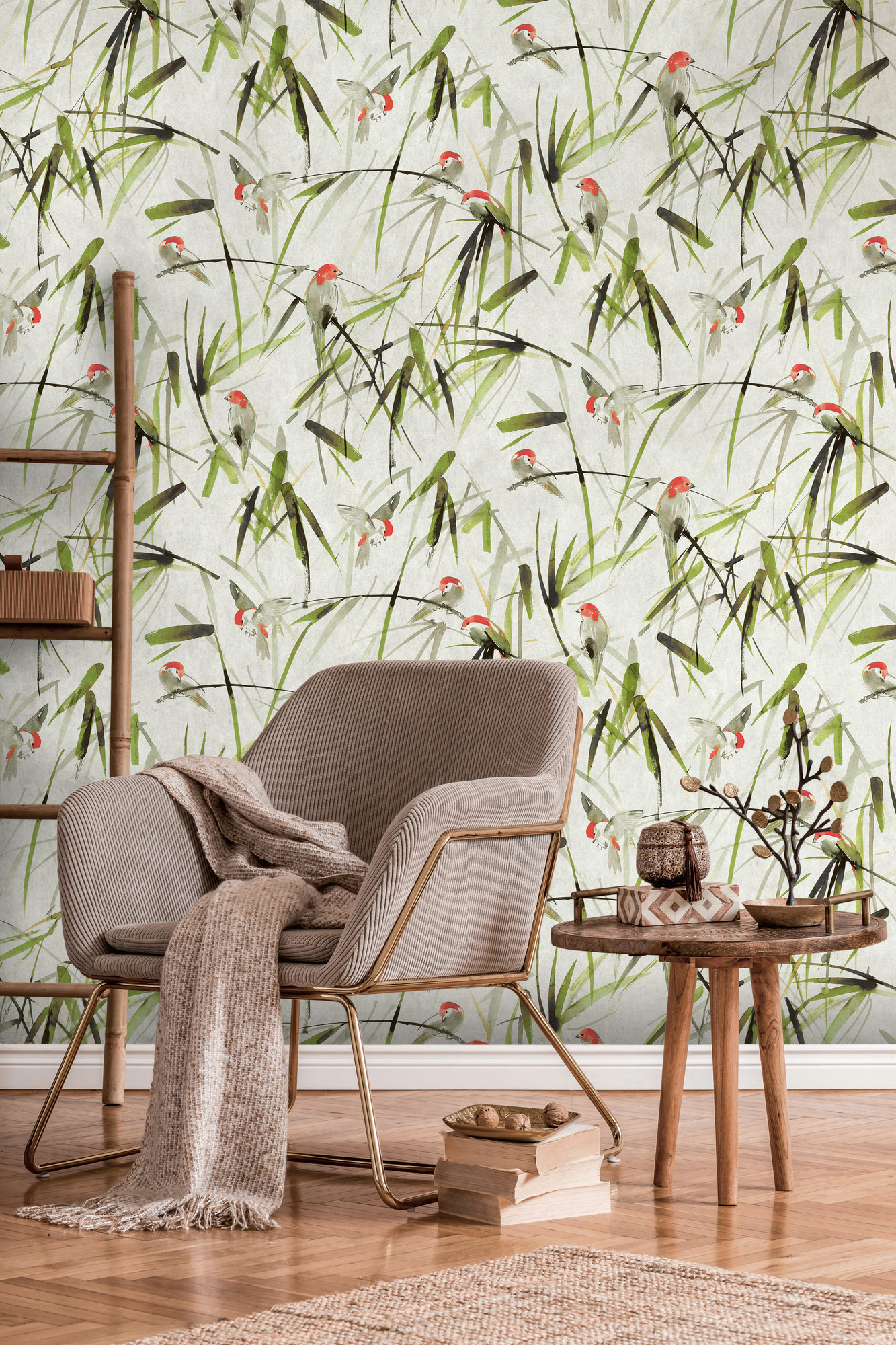 Livingwalls Vliestapete The Wall II Vogeltapete 393121