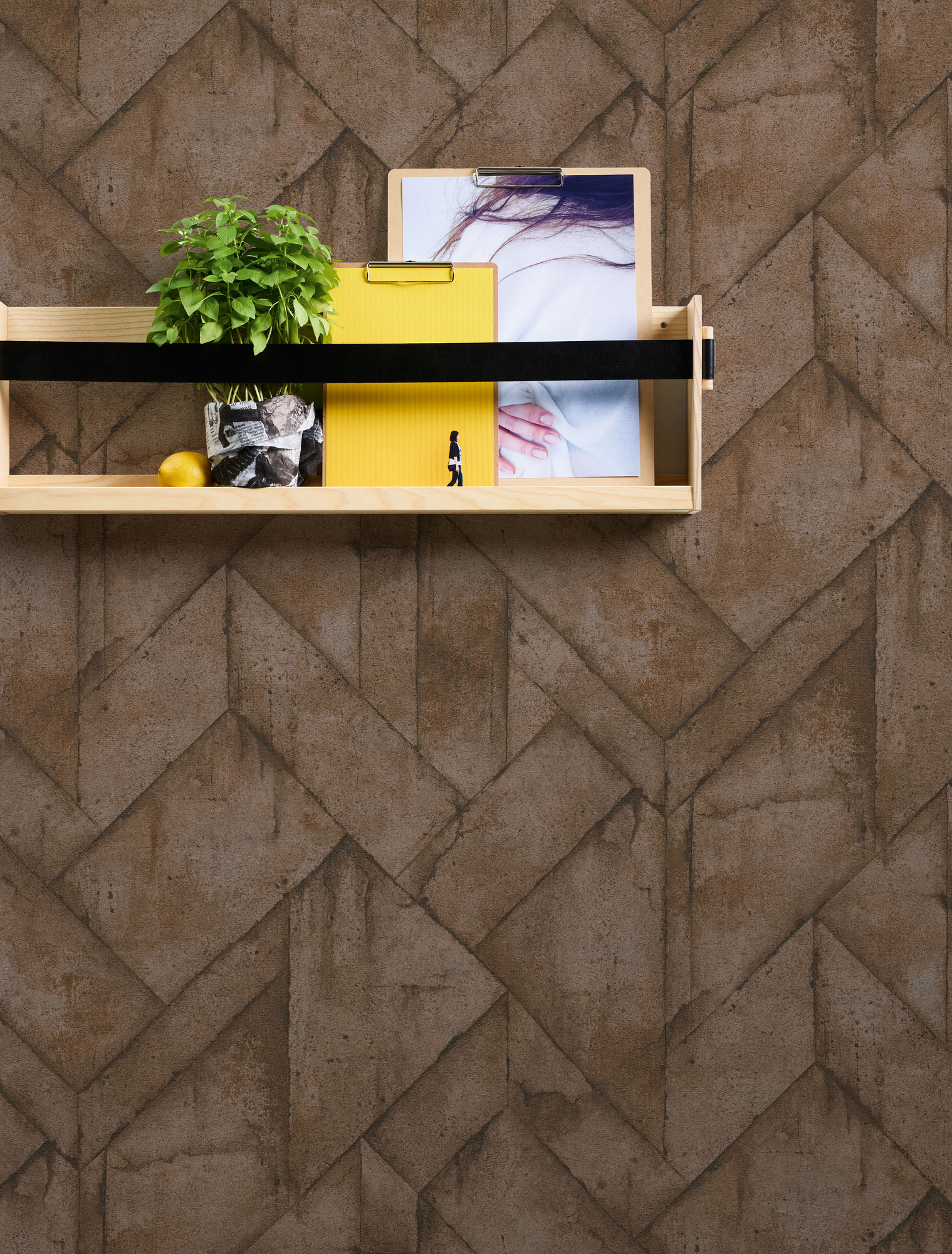 AS Vliestapete Industrial Designtapete braun 377411