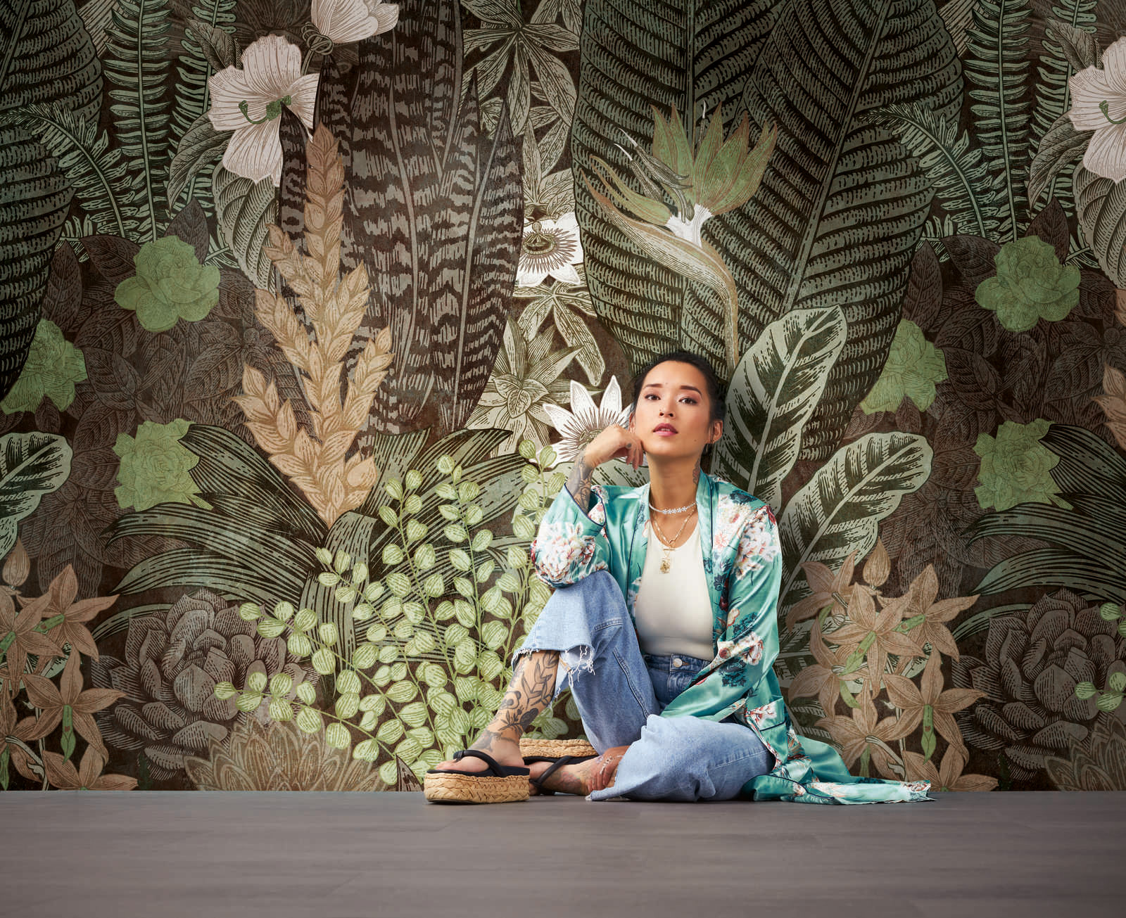 Livingwalls Vliestapete The Wall Dschungel 382431