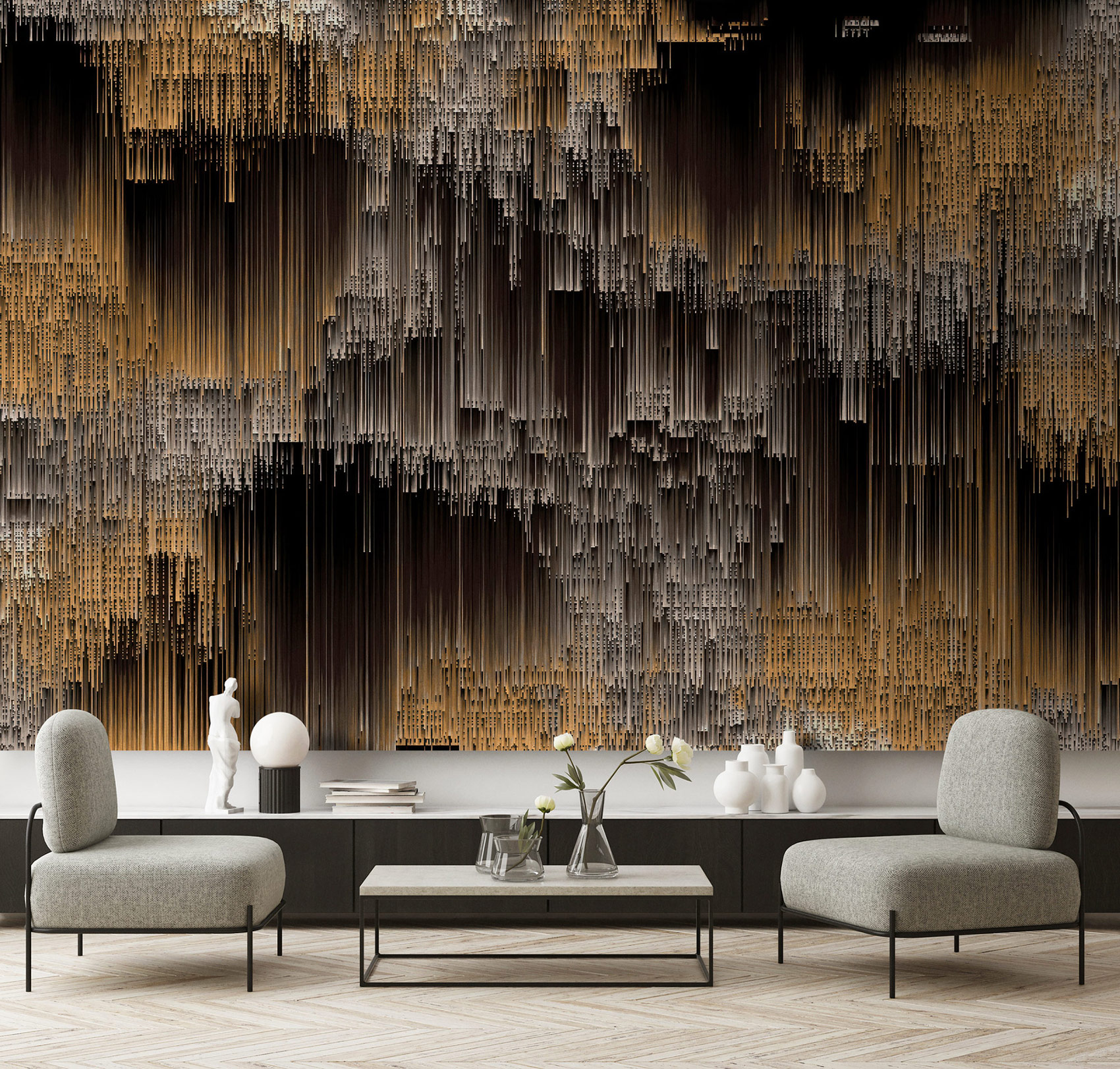 AS Fototapete Walls by Patel 5 3D Braun DD135023