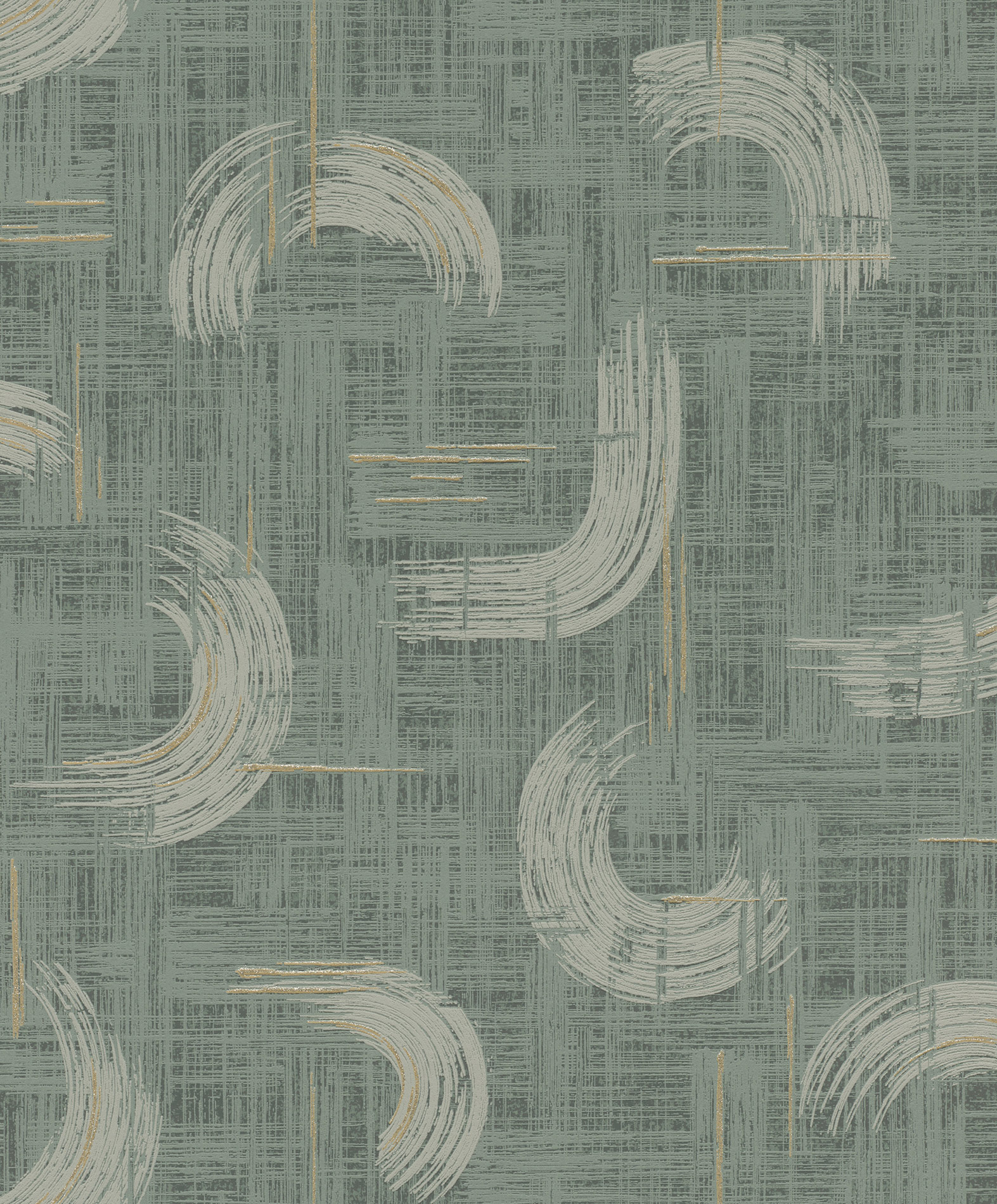 Rasch Vliestapete Beltesto Grün-sand Grafisch 429053