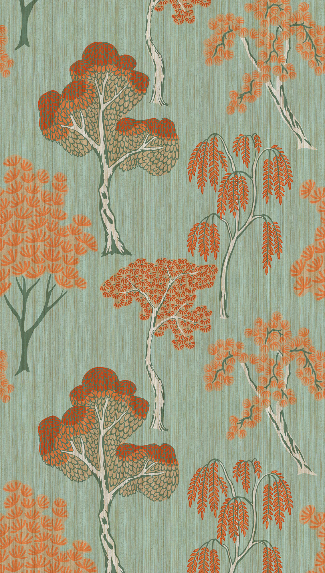 Livingwalls Vliestapete The Wall 3 Bäume 398871