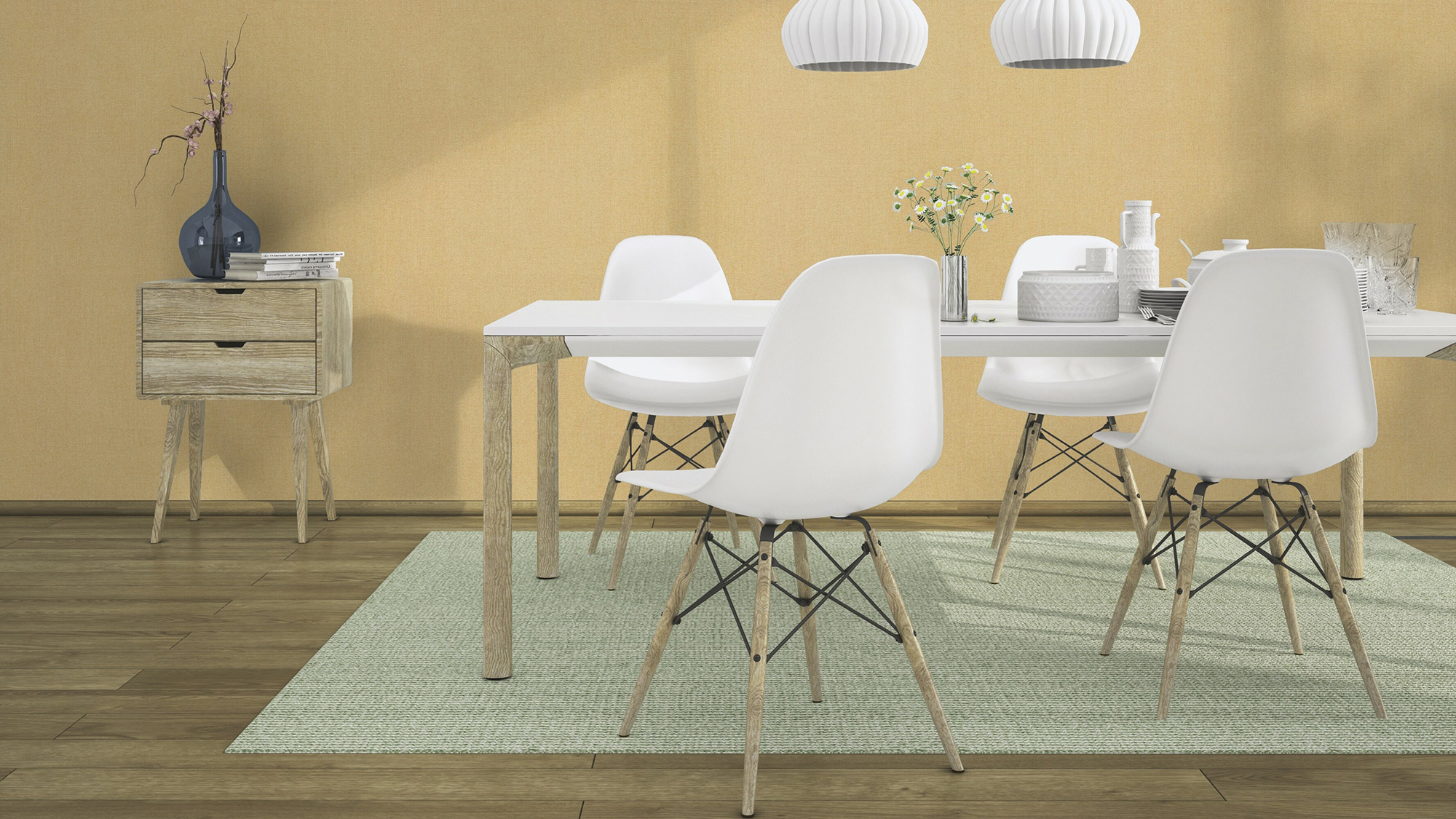 Rasch Vliestapete Color Your Life Unitapete 633559