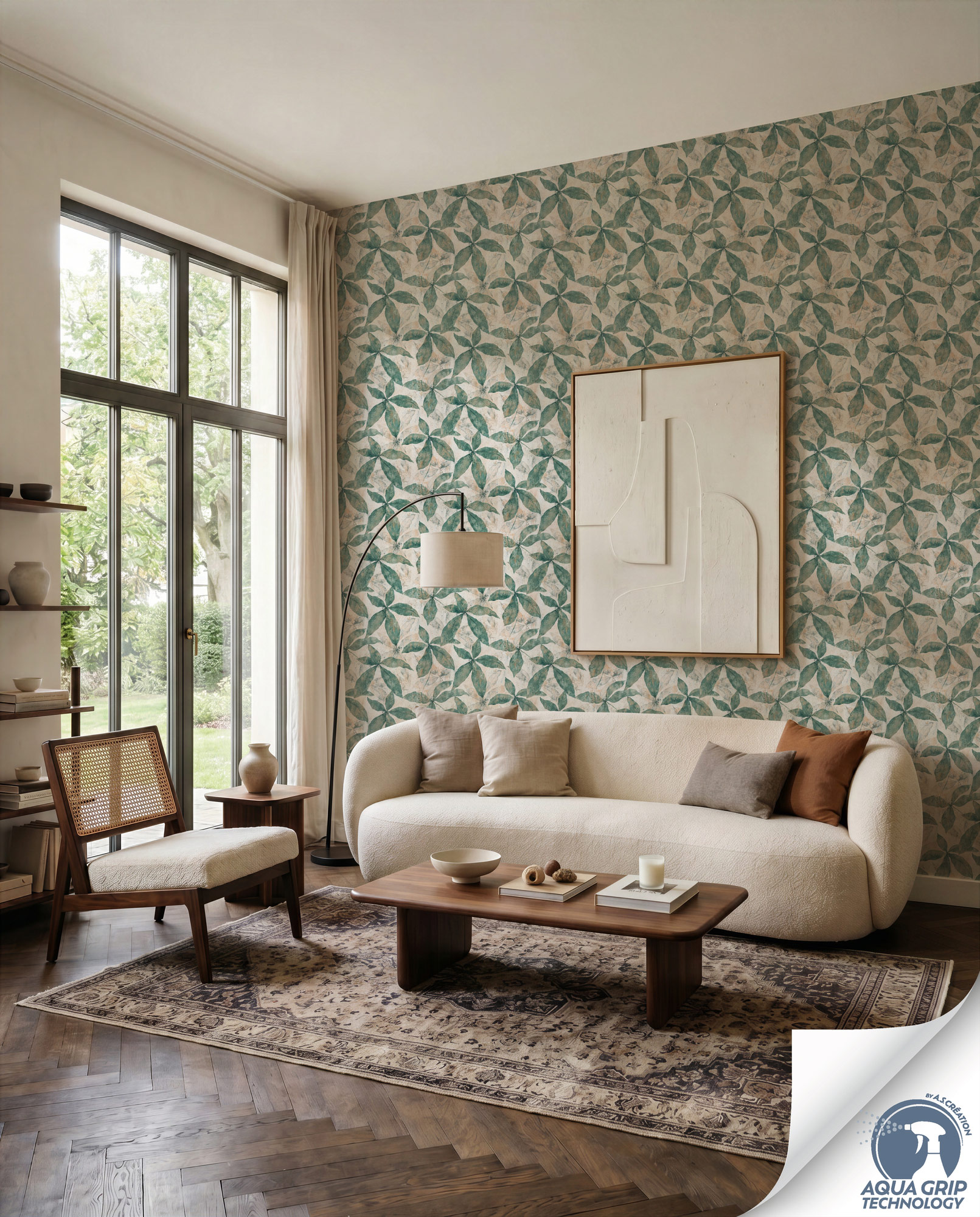 AS Vliestapete Cosiness Designdrop 2 Natur Creme 793201