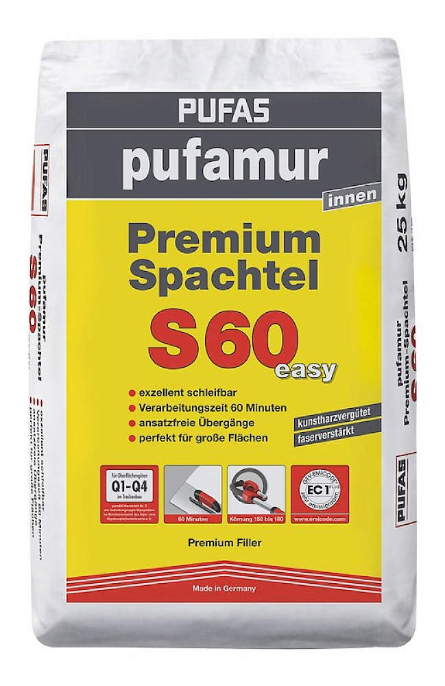 PUFAS pufamur Premium-Spachtel S60 easy | 25 kg