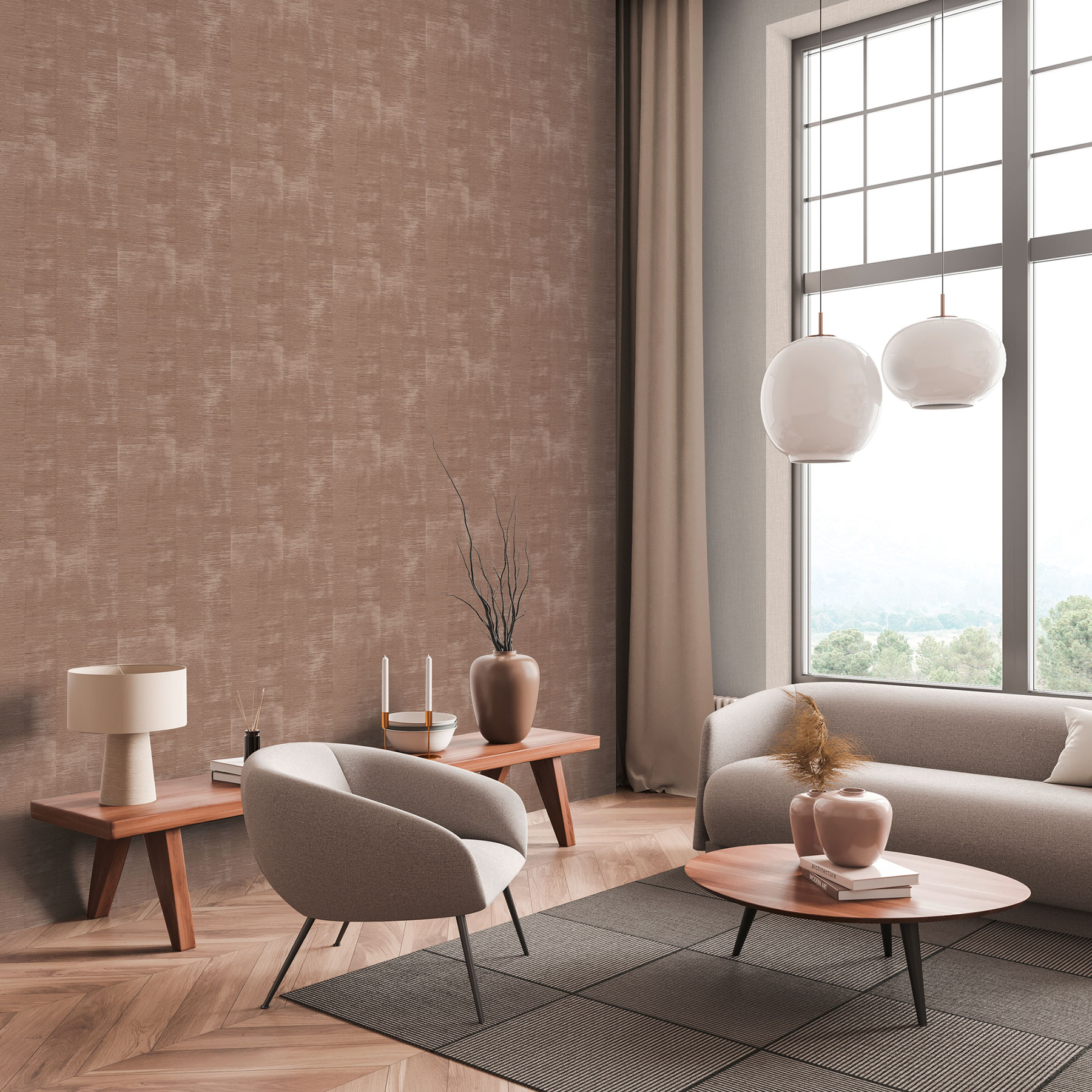 AS Vliestapete Daniel Hechter 7 Streifen Beige 781293