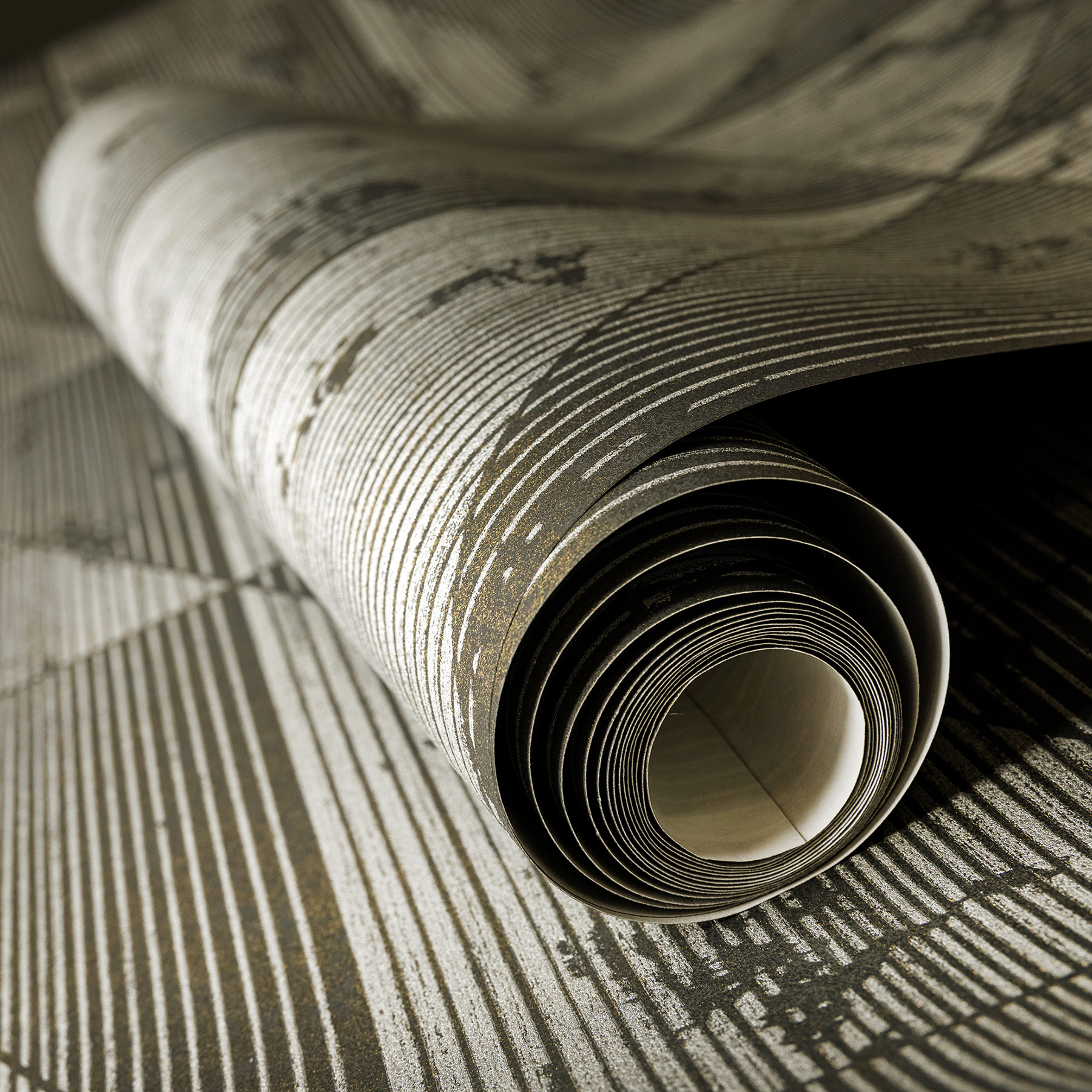 Hohenberger Vliestapete Divino Sancus Anthracite 65280