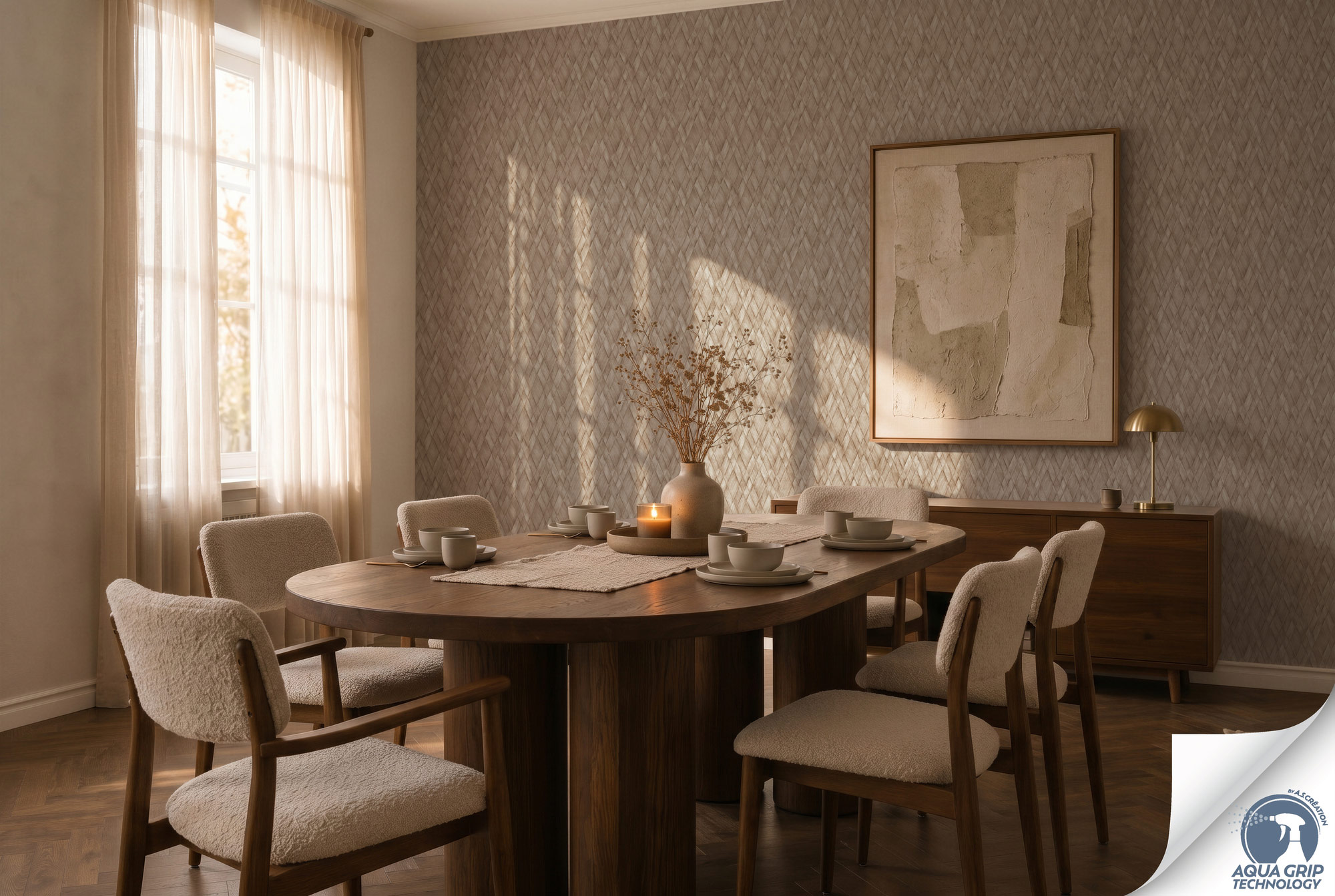 AS Vliestapete Cosiness Designdrop 2 3D-Optik Beige 793131