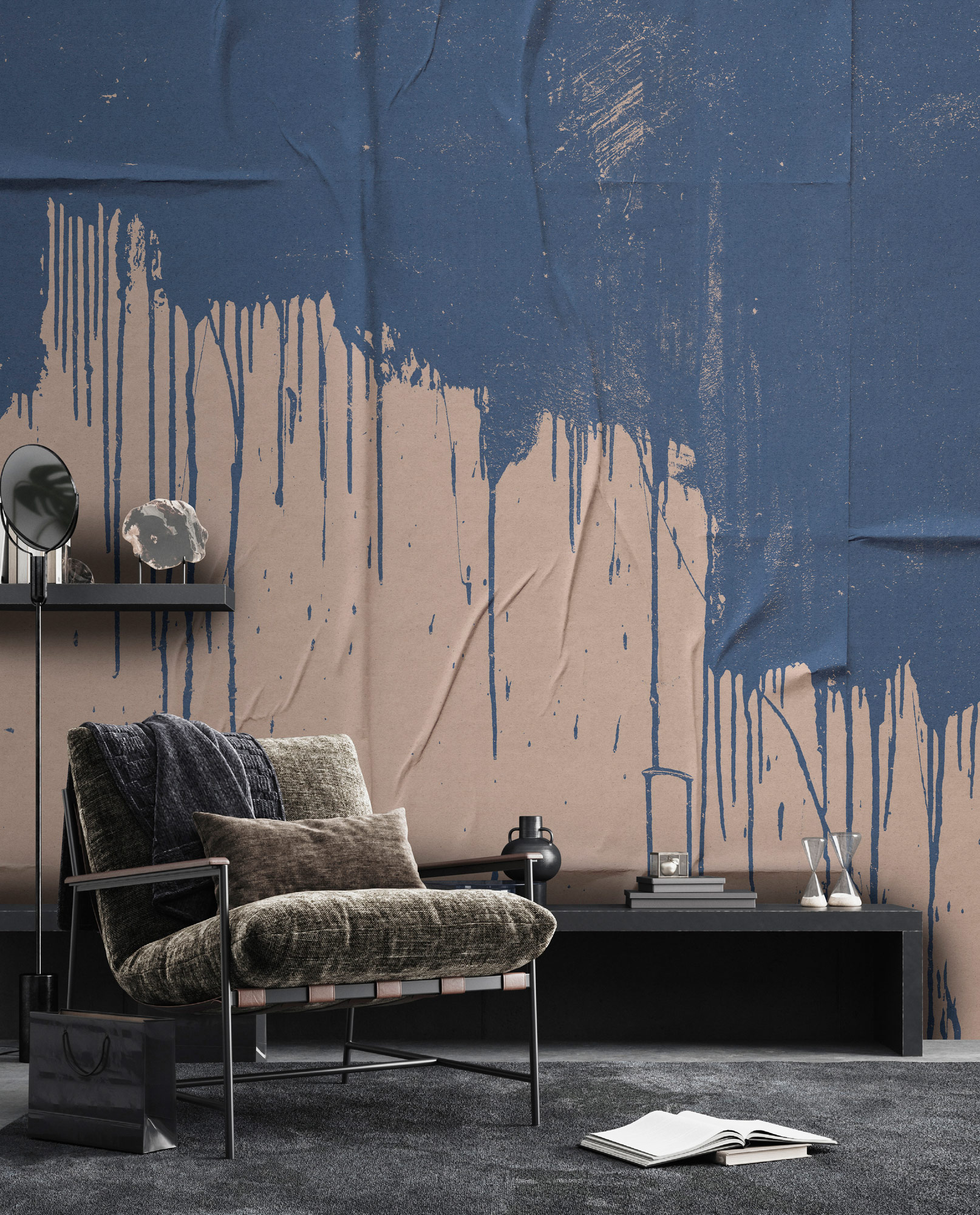 AS Fototapete Walls by Patel 5 3D Blau DD134135