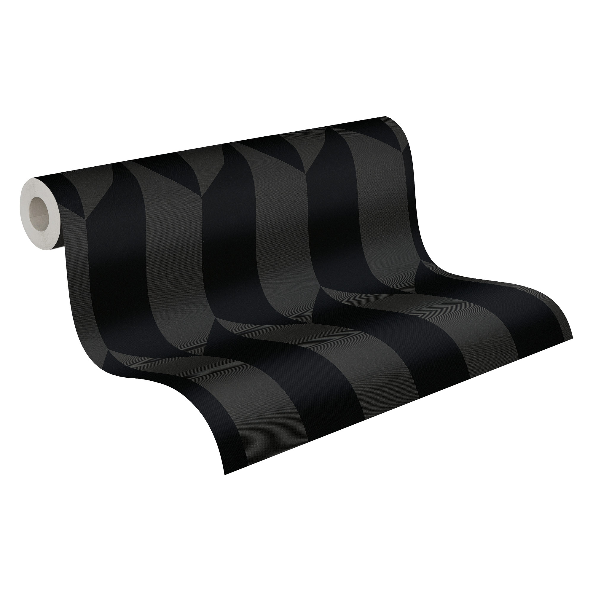 AS Vliestapete CosmoLiving 3D Schwarz 790868