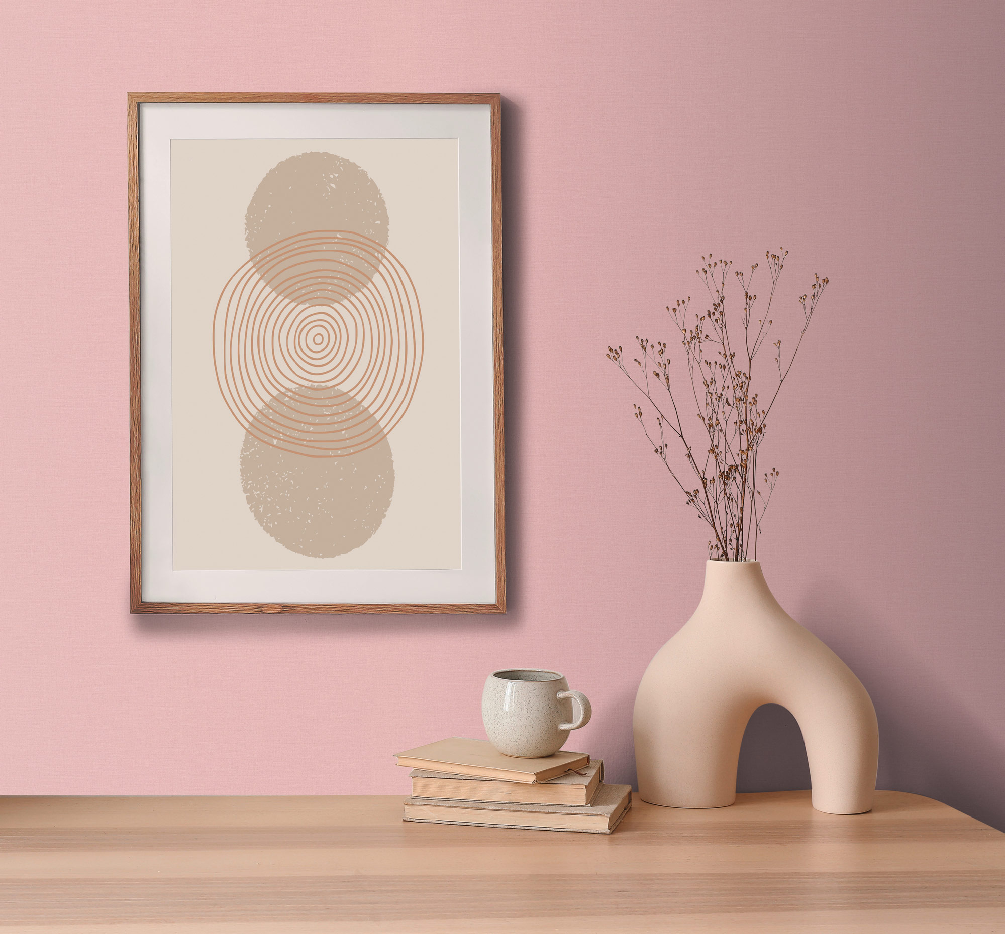 AS Vliestapete PintWalls II Unitapete Rosa 389042