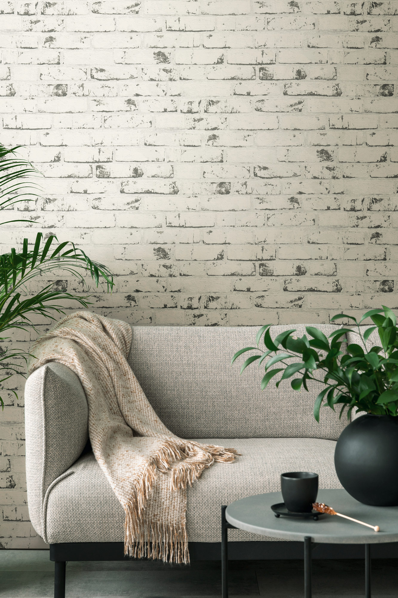 AS Vliestapete Casual Living Grau Steintapete 907837