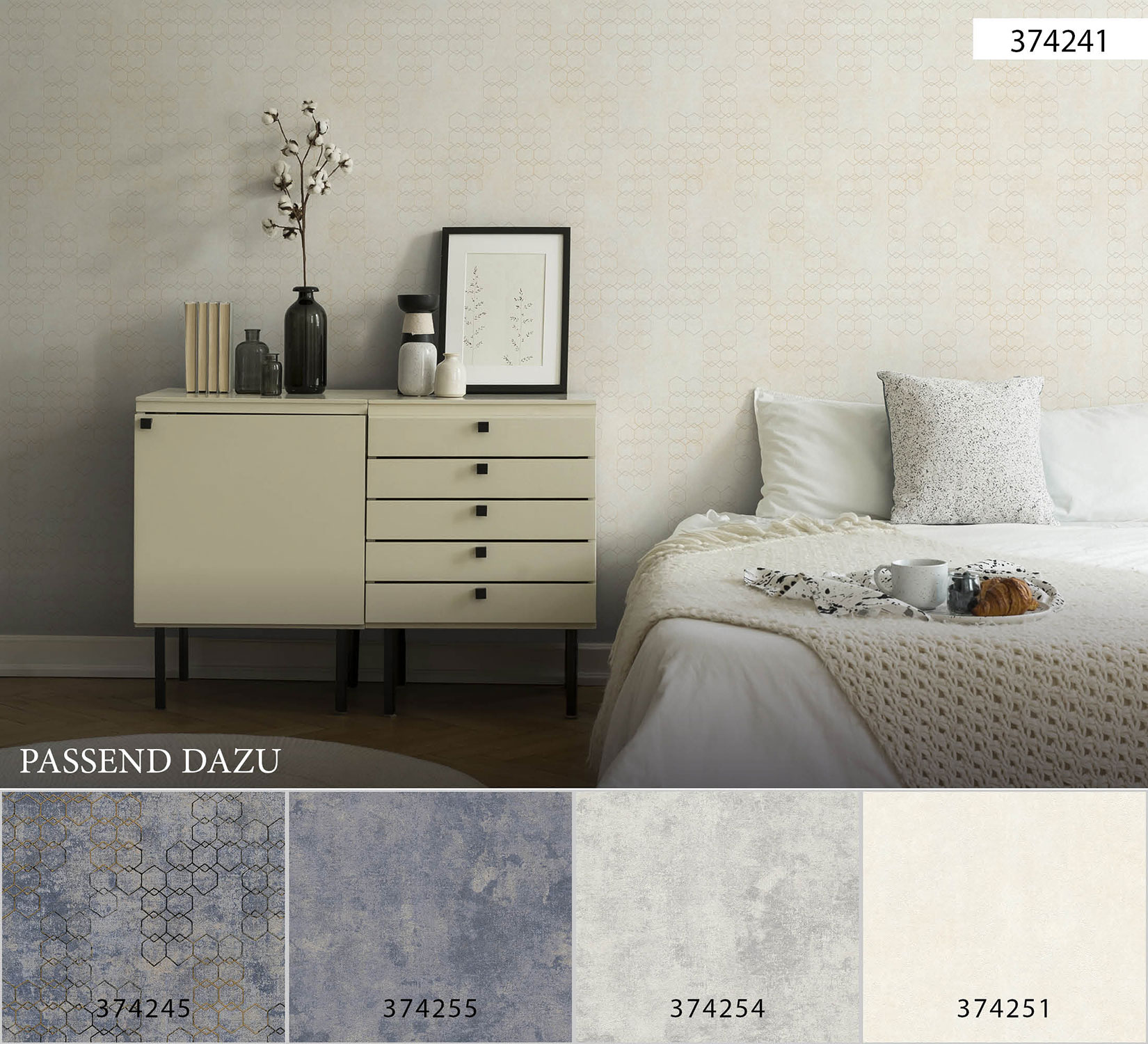 AS Vliestapete New Walls Unitapete 374251