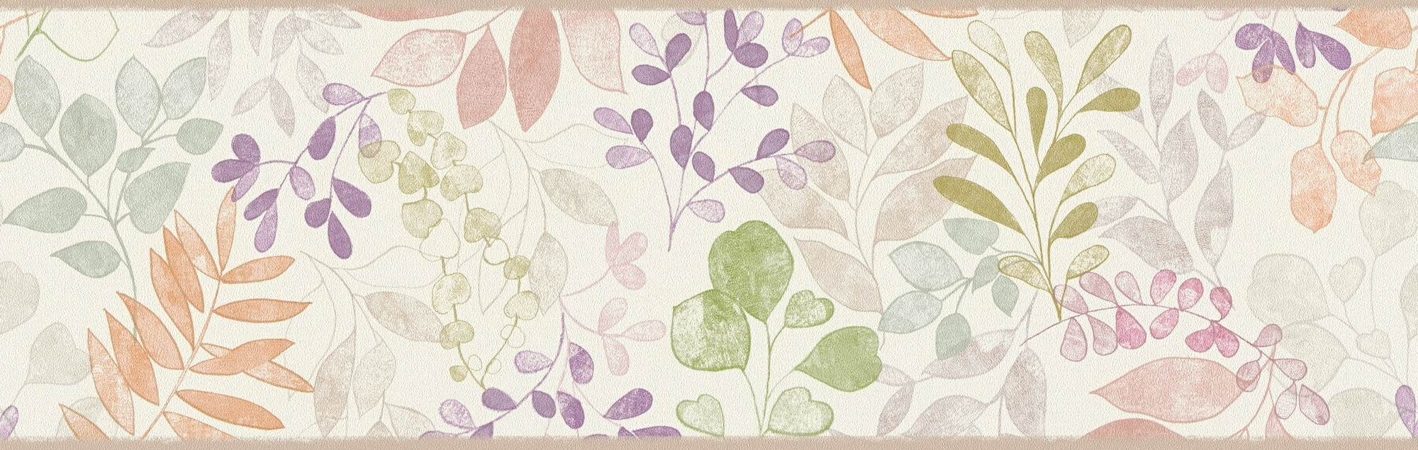 AS Borte Selbstklebende Bordüre Floral Beige 787391