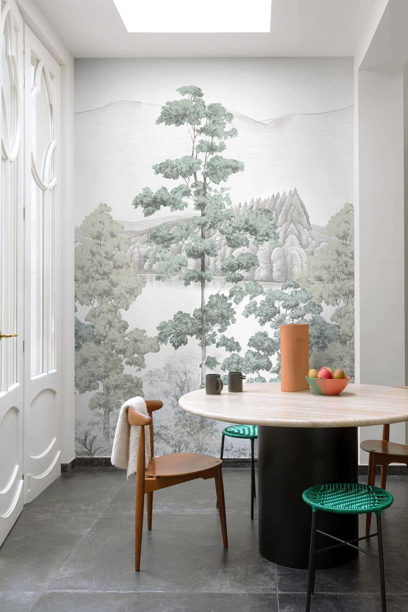 Grandeco Wandbild Eine Rolle ein Motiv 2 Wald A73701