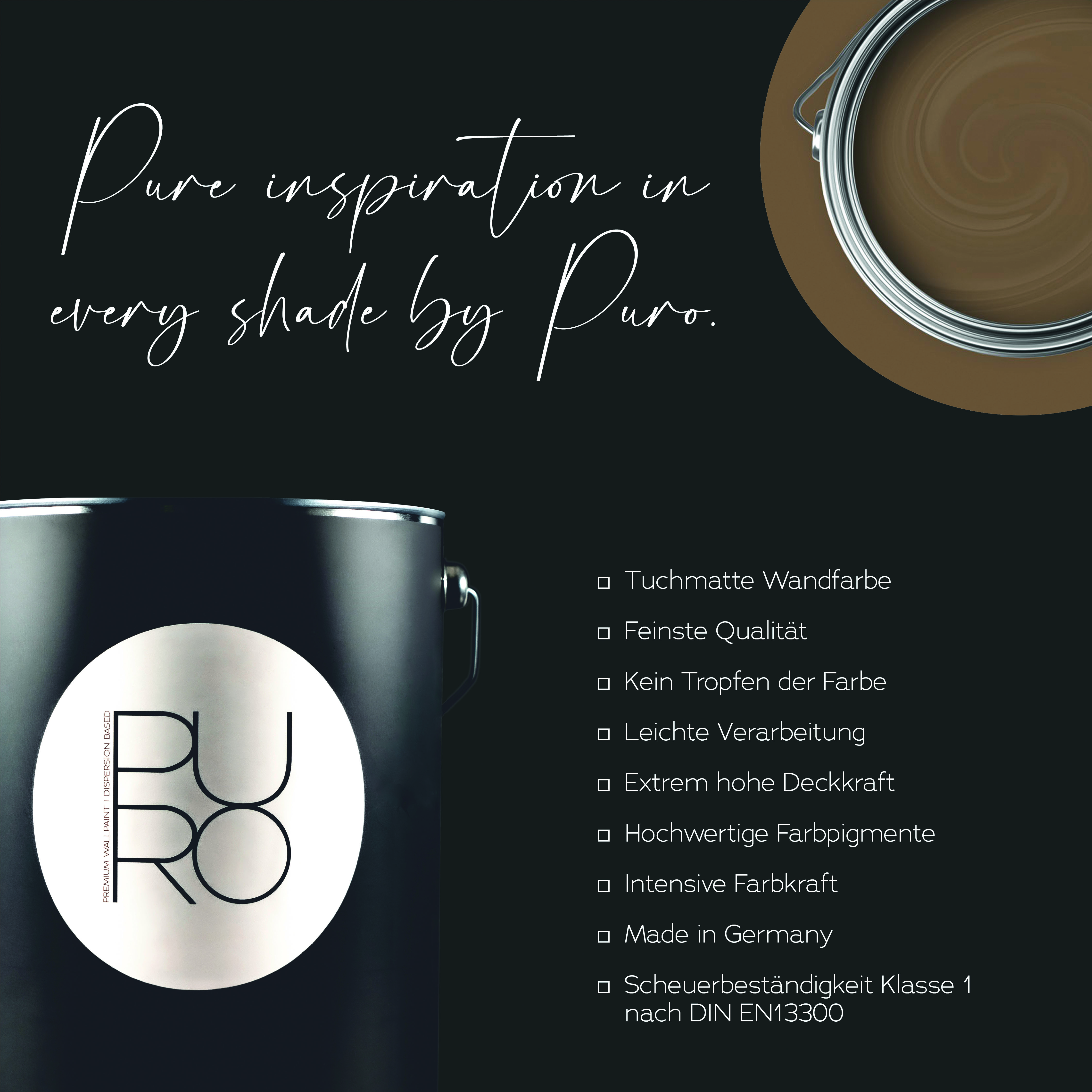 AS Premium Innenwandfarbe Puro c7012 mellow brown 1 L