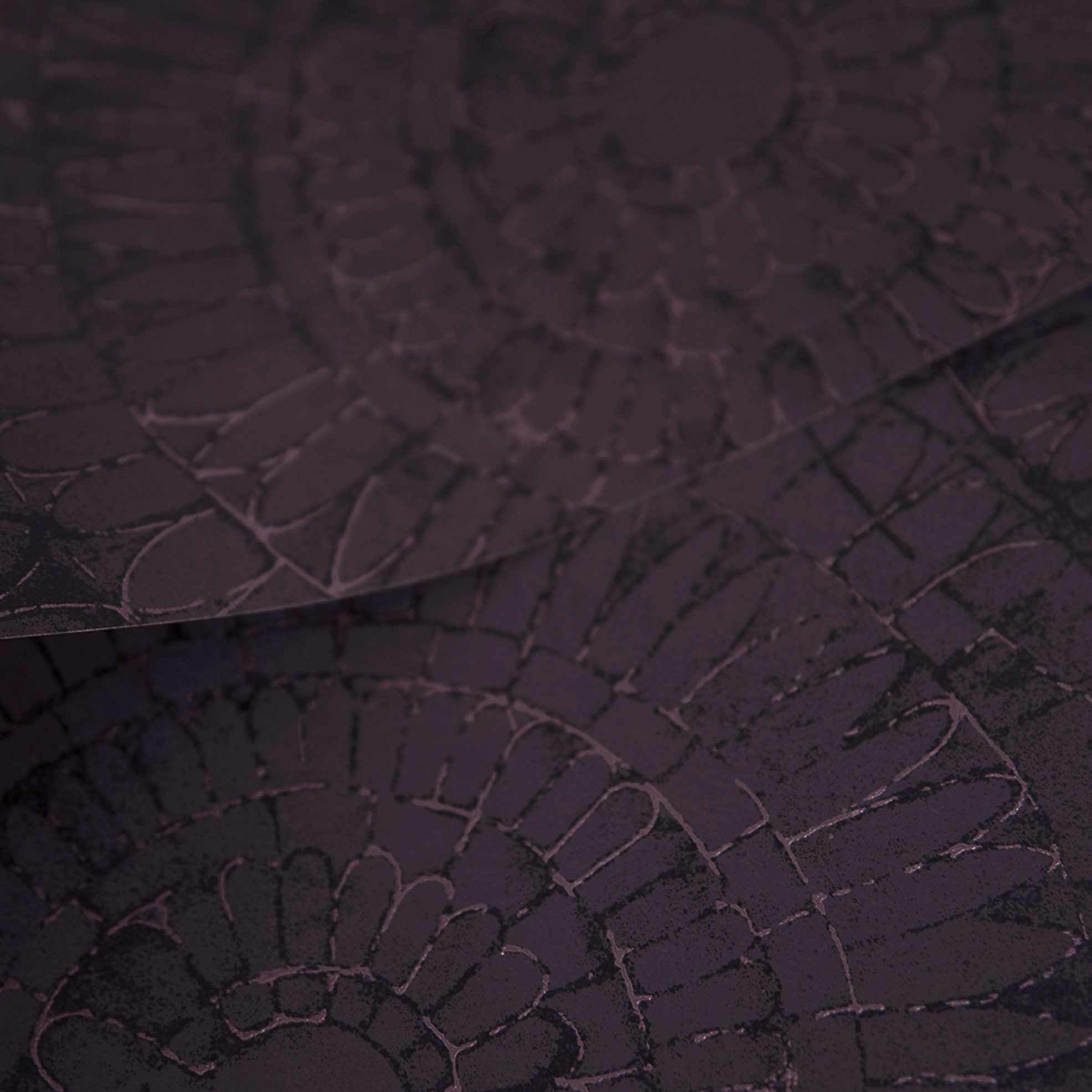 Hohenberger Vliestapete Chalk Notre Dame Aubergine 65571