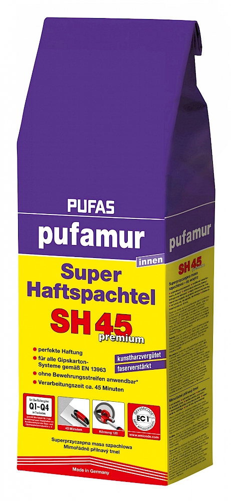 PUFAS pufamur Super-Haftspachtel SH 45 premium | 5 kg