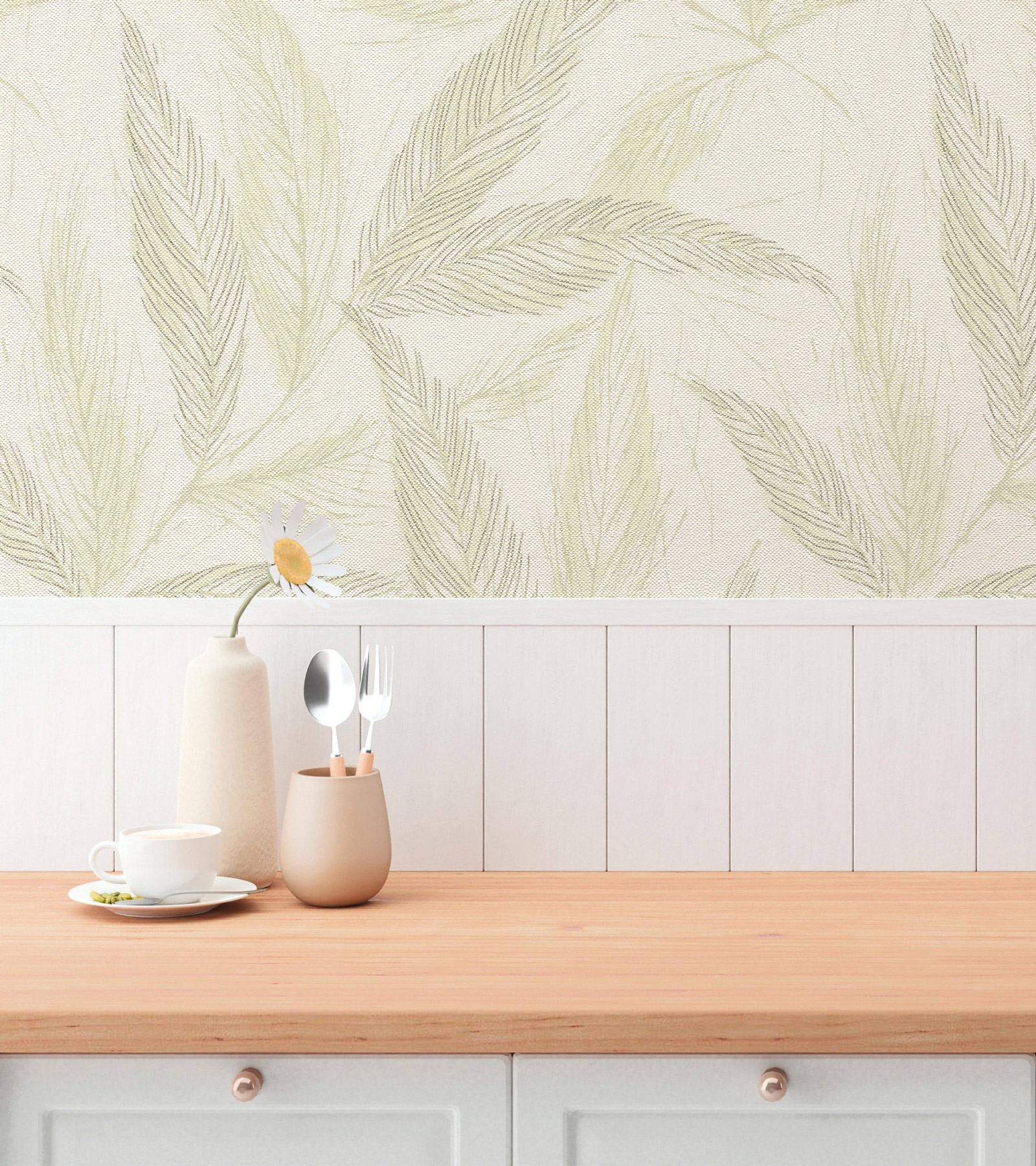 AS Vliestapete Hygge 3 Natur Creme 790961