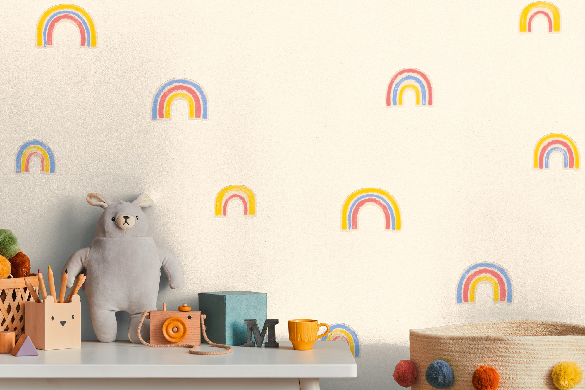 AS Vliestapete Kids Studio Kinderzimmertapete Weiß 792591