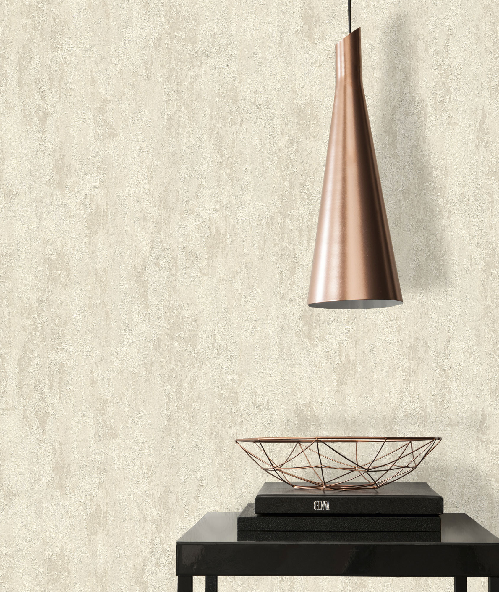AS Vliestapete Trendwall 2 Unitapete beige/creme 326514