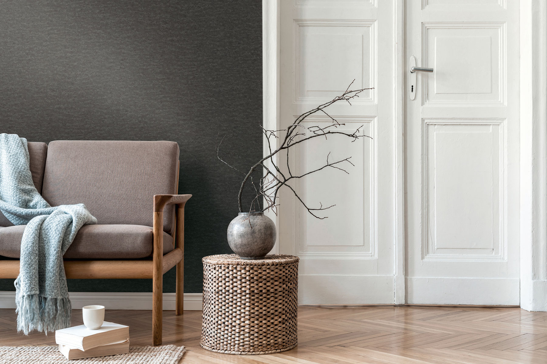 AS Vliestapete Daniel Hechter 7 Betonoptik Schwarz 781524