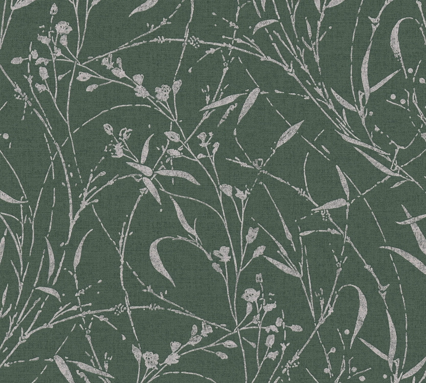 AS Vliestapete MS Vibes & Styles Florale Tapete Grün 790045