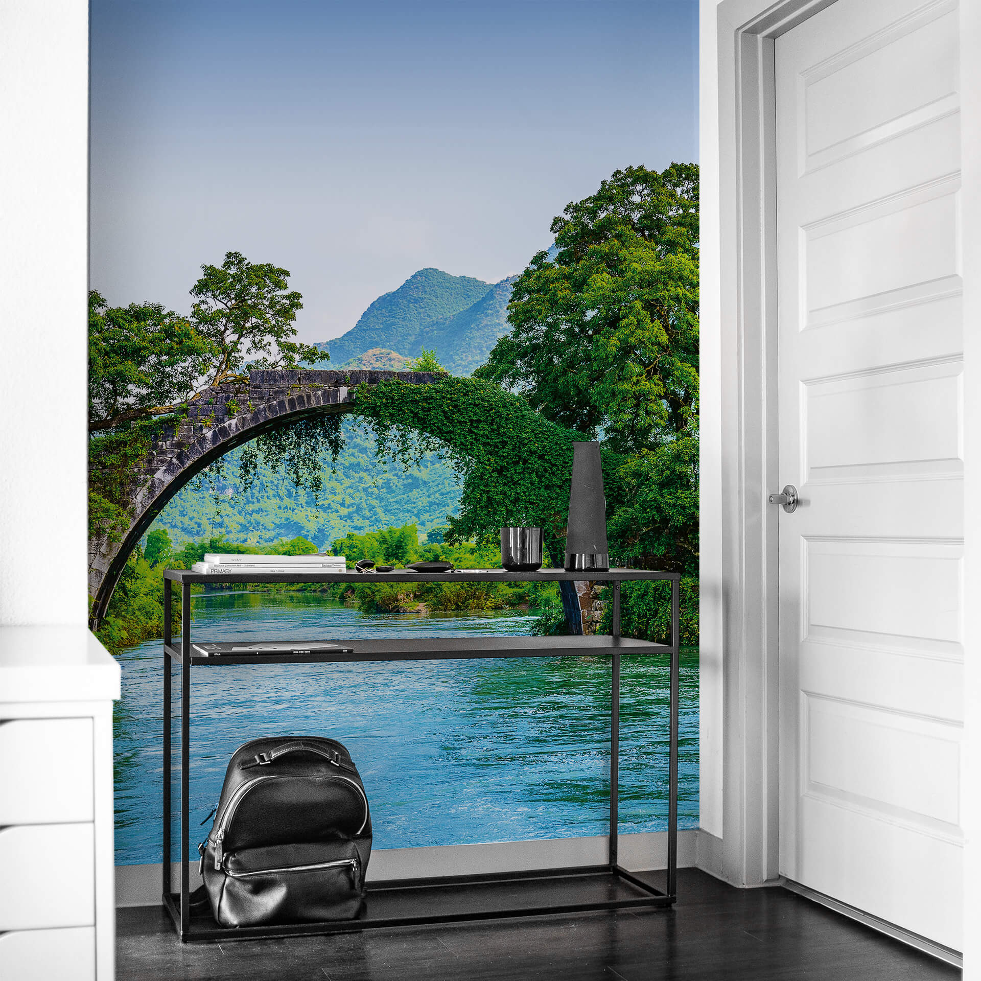 AS Fototapete Designwalls 2.0 Bridge Crosses A River In Chin