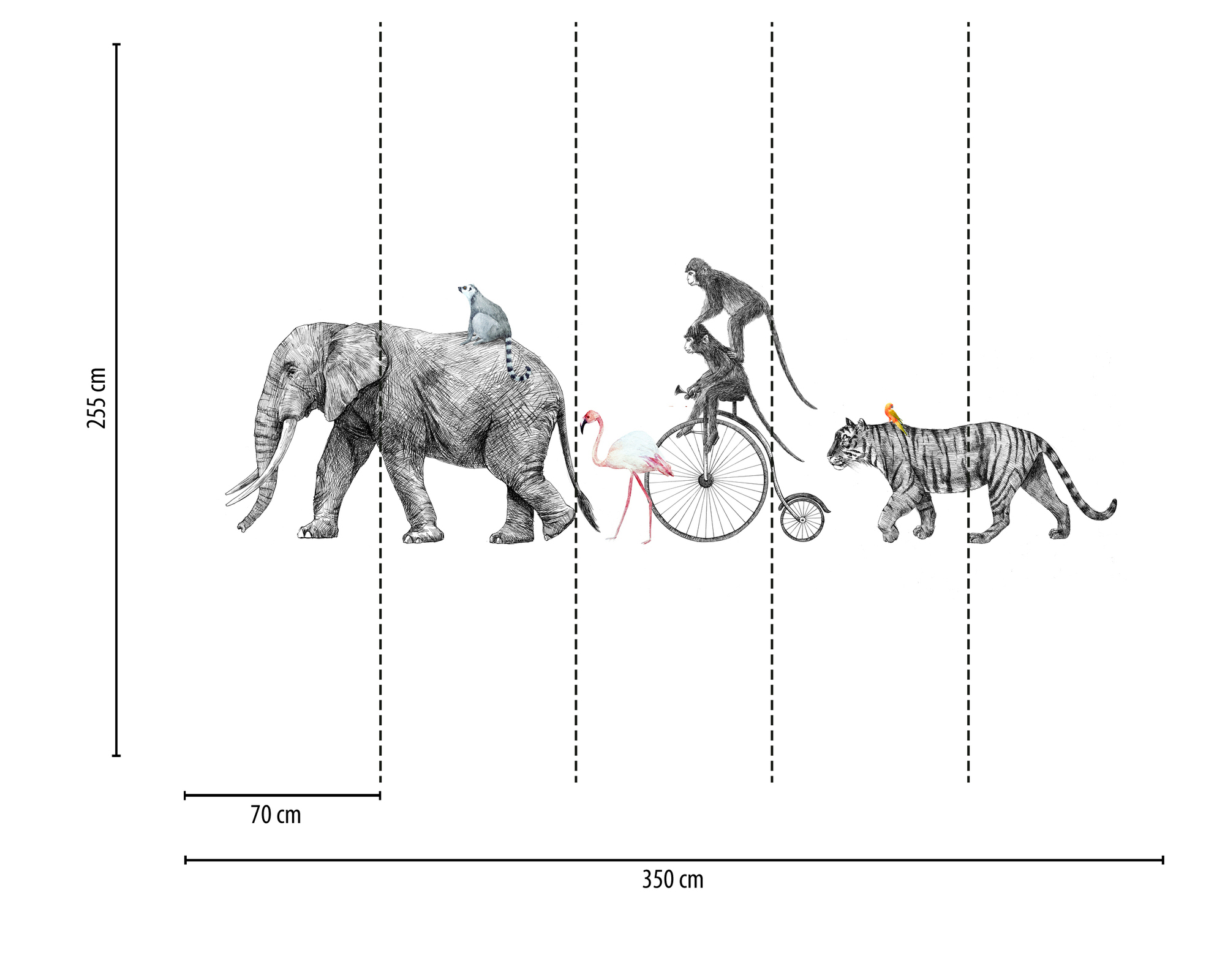 AS Fototapete Designwalls 2 Kinderzimmer Tiere DD123708