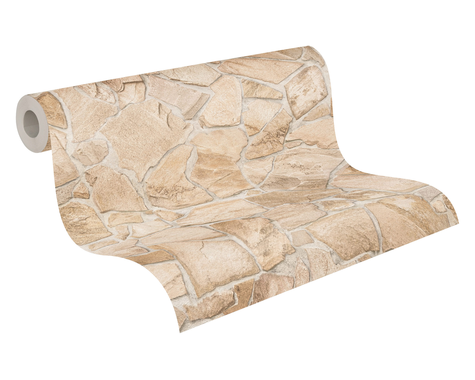 AS Vliestapete Terra Steinoptik beige 389329