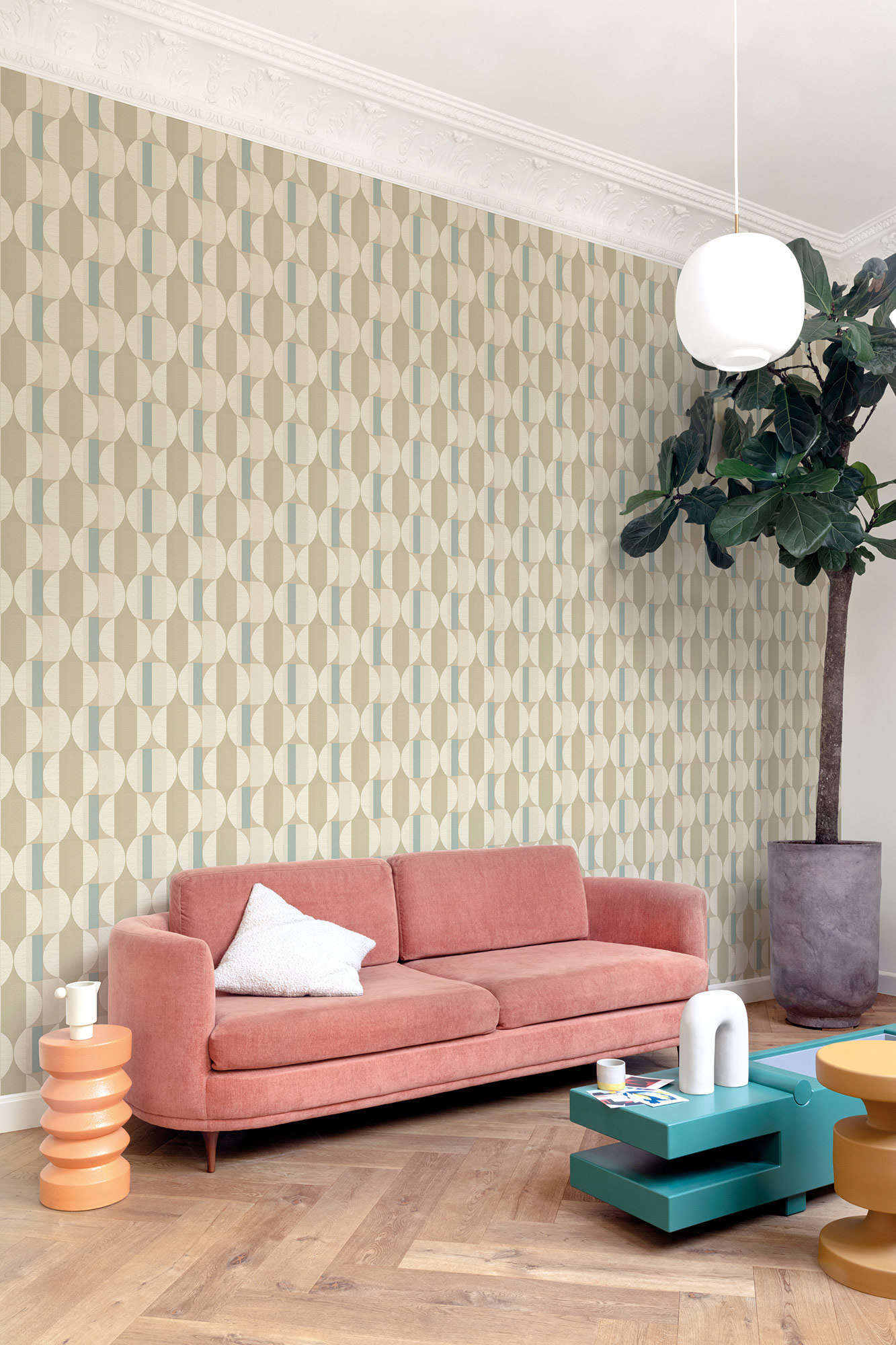 Grandeco Vliestapete Wood Retro CU3112