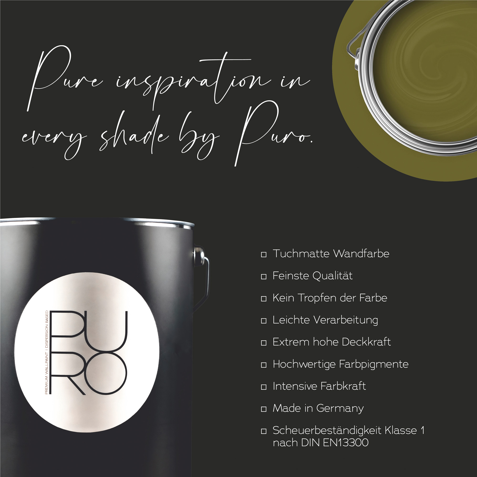 AS Premium Innenwandfarbe Puro c6009 gentle lime 1 L