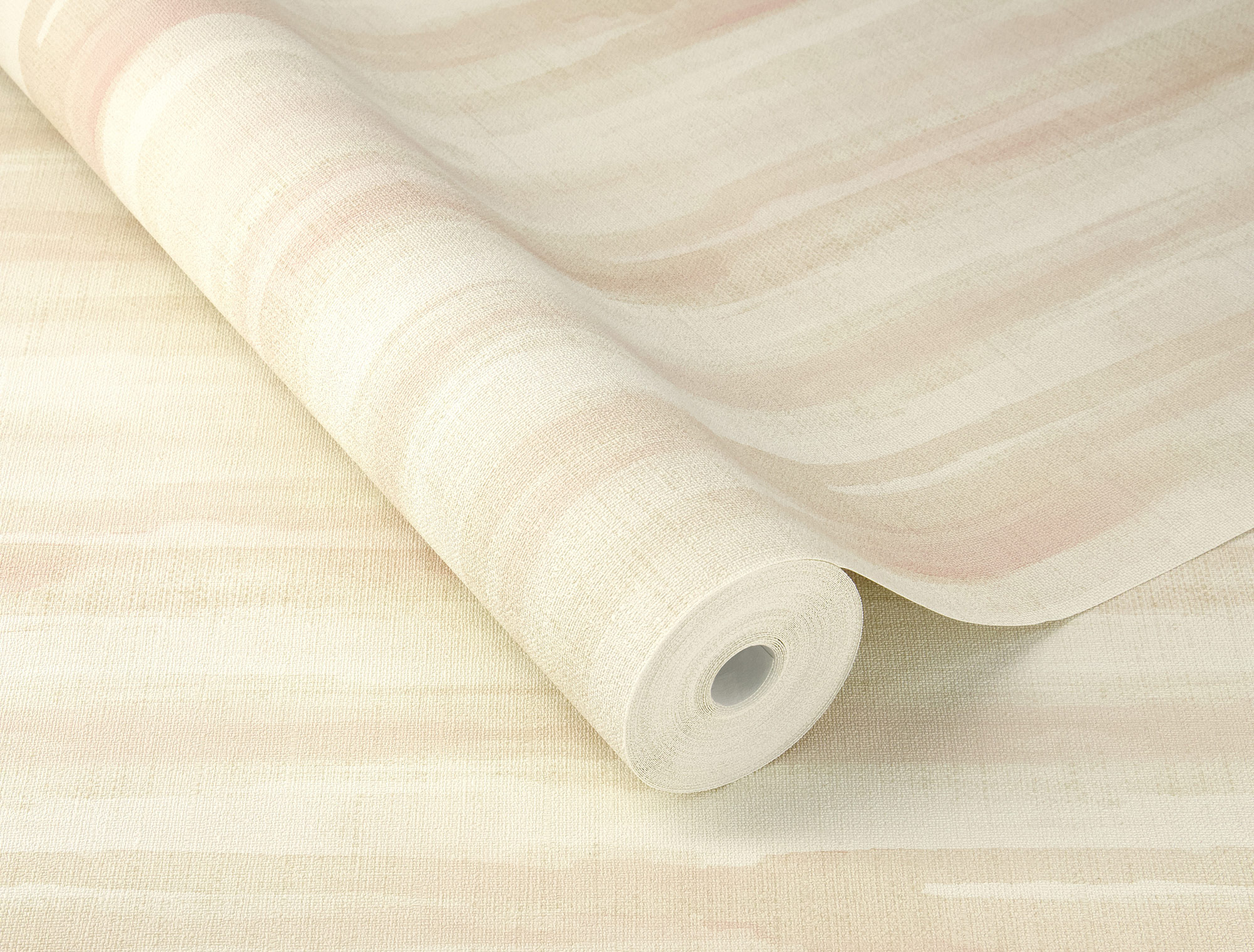 Rasch Vliestapete Peonies Rosa Streifen 509342