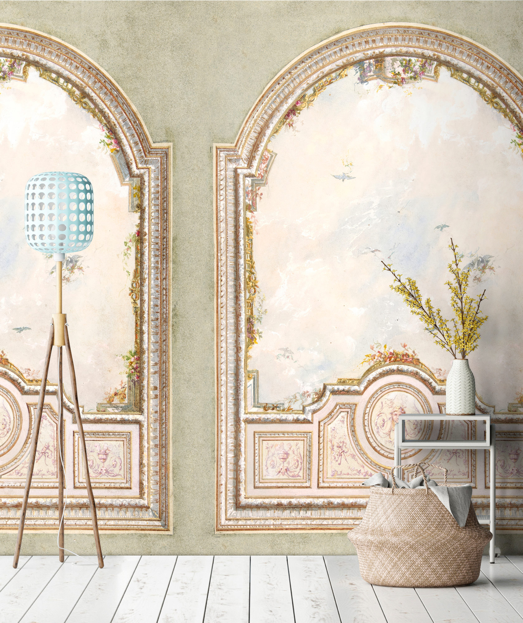 AS Fototapete Walls by Patel 5 Rundbogen Grün DD134423