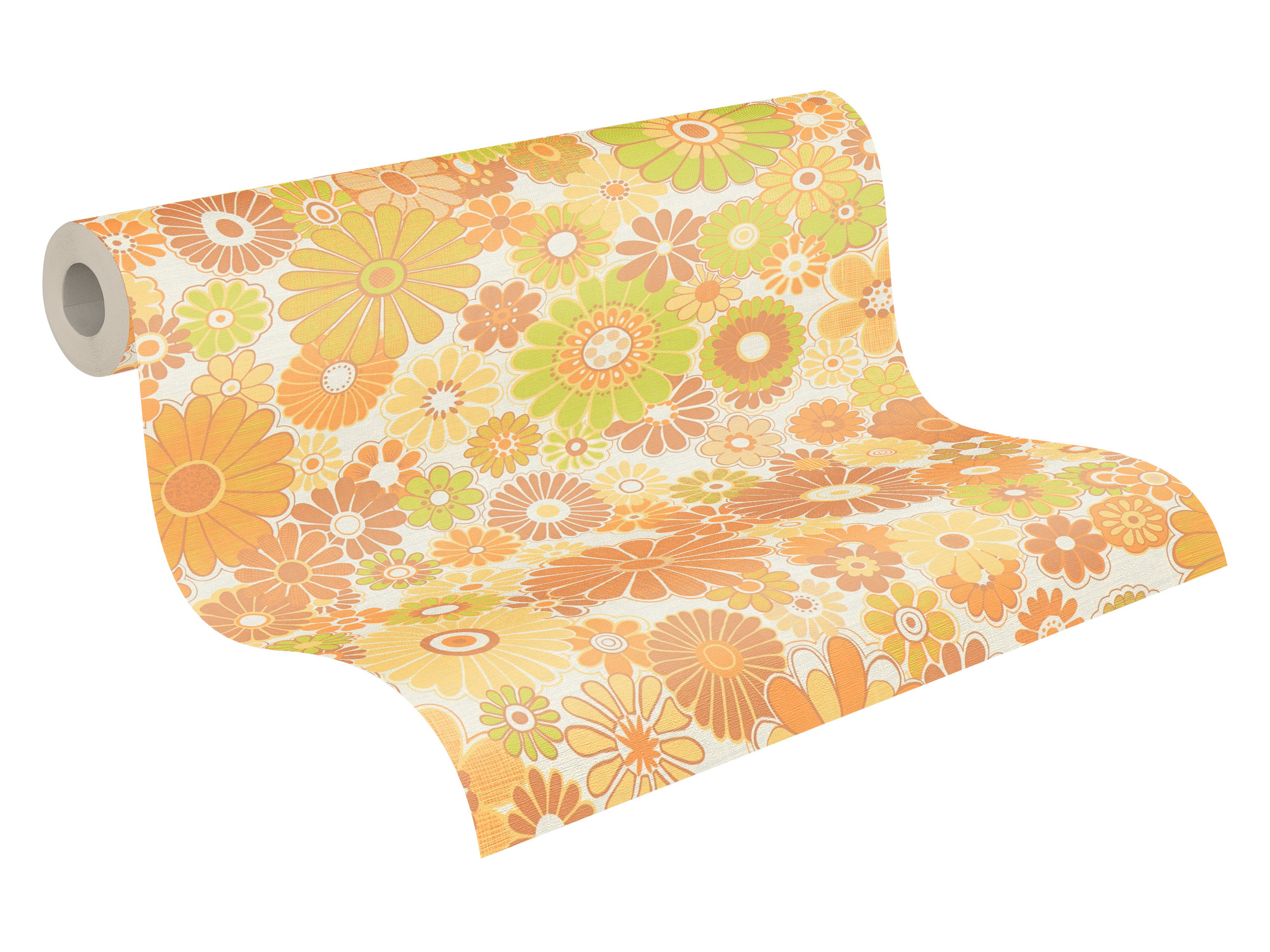 AS Creation Vliestapete Retro Chic Gelb 395355