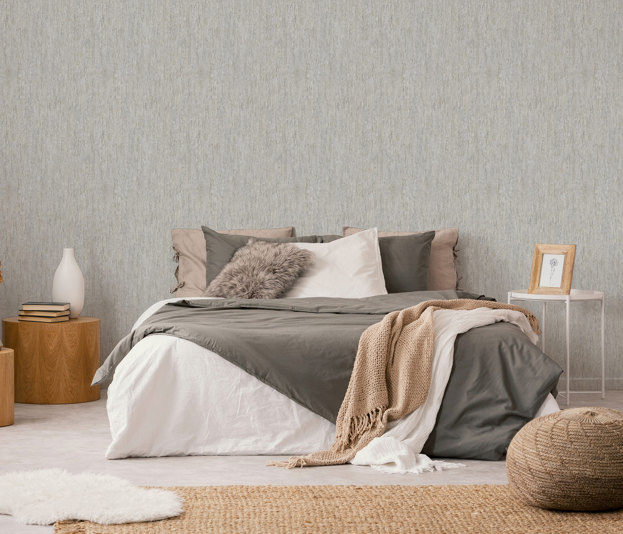 Erismann Vliestapete Code Nature grau 1021010