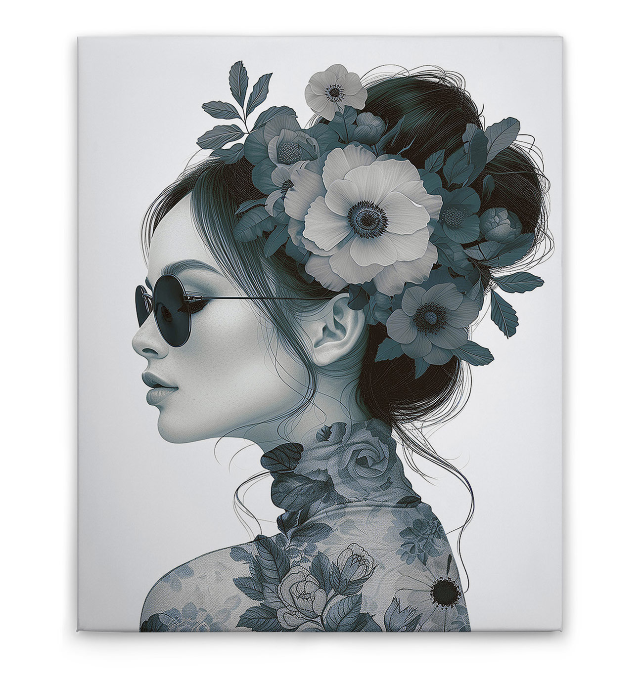 AS Leinwandbild Flowergirl Blue DD132894