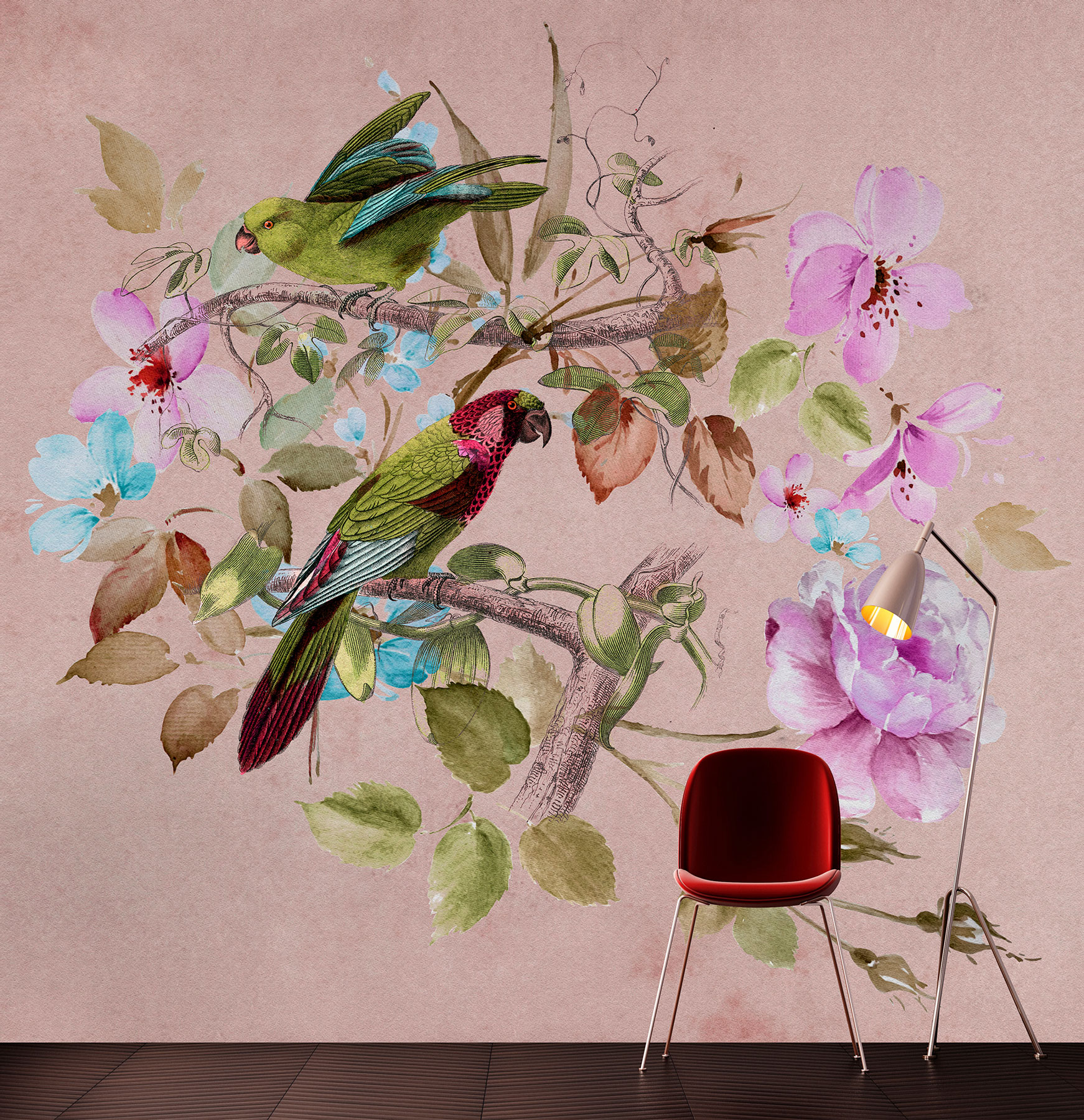 AS Fototapete Walls by Patel 3 Vögel DD122404