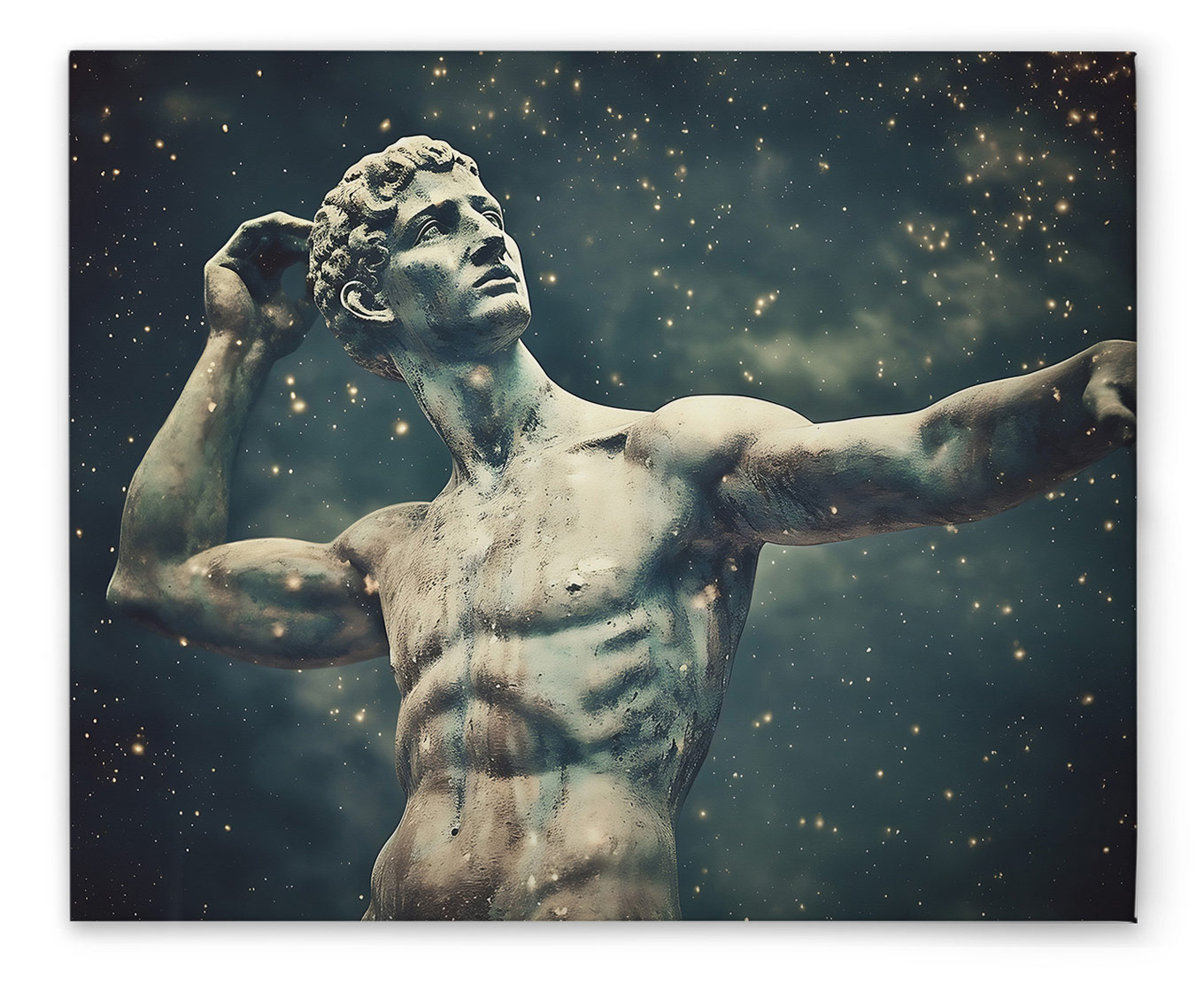 AS Leinwandbild Male Statue DD133234 AS Leinwandbild Male Statue DD133234