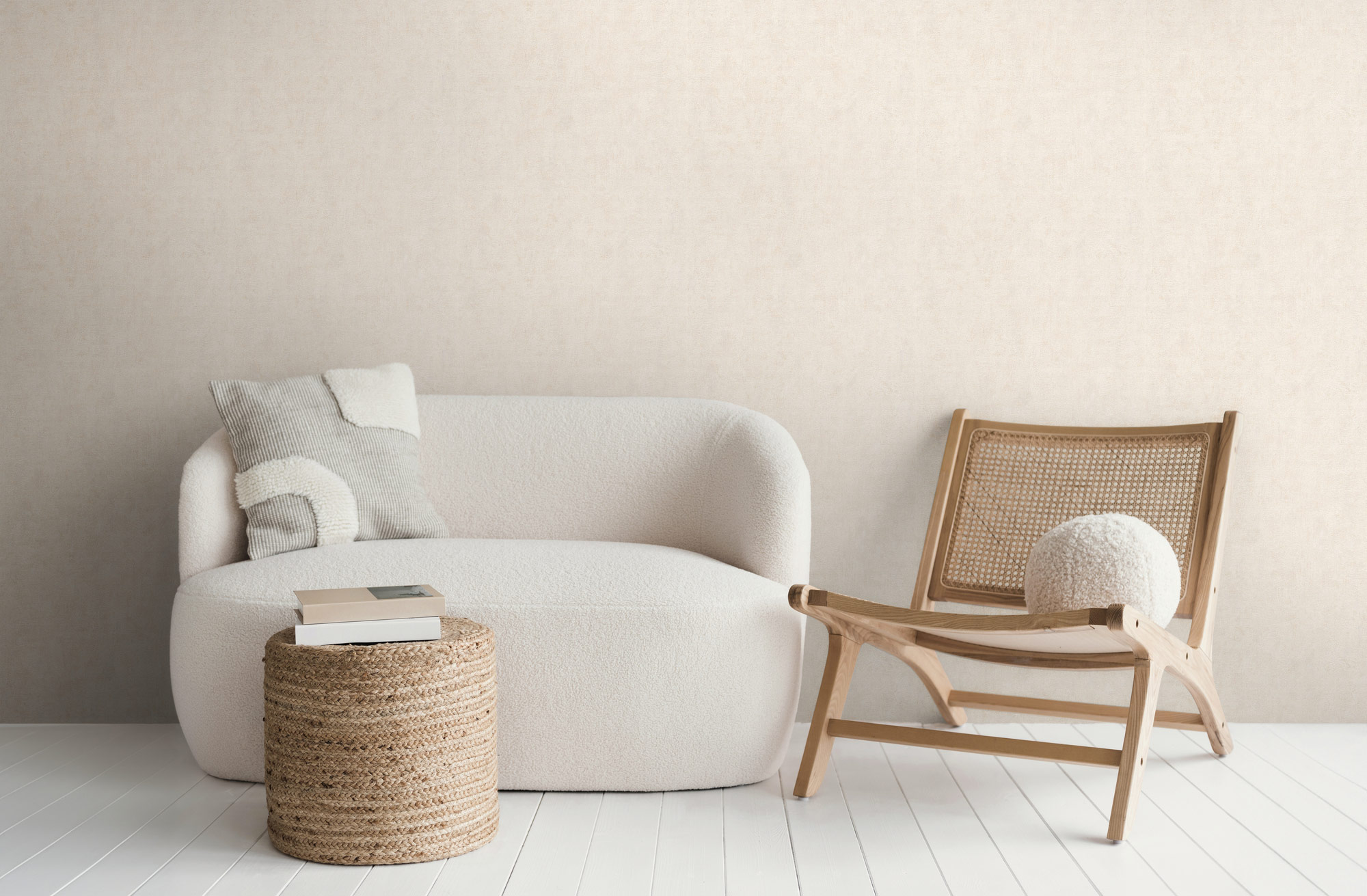 AS Vliestapete History of Art 2 Struktur Beige 790512