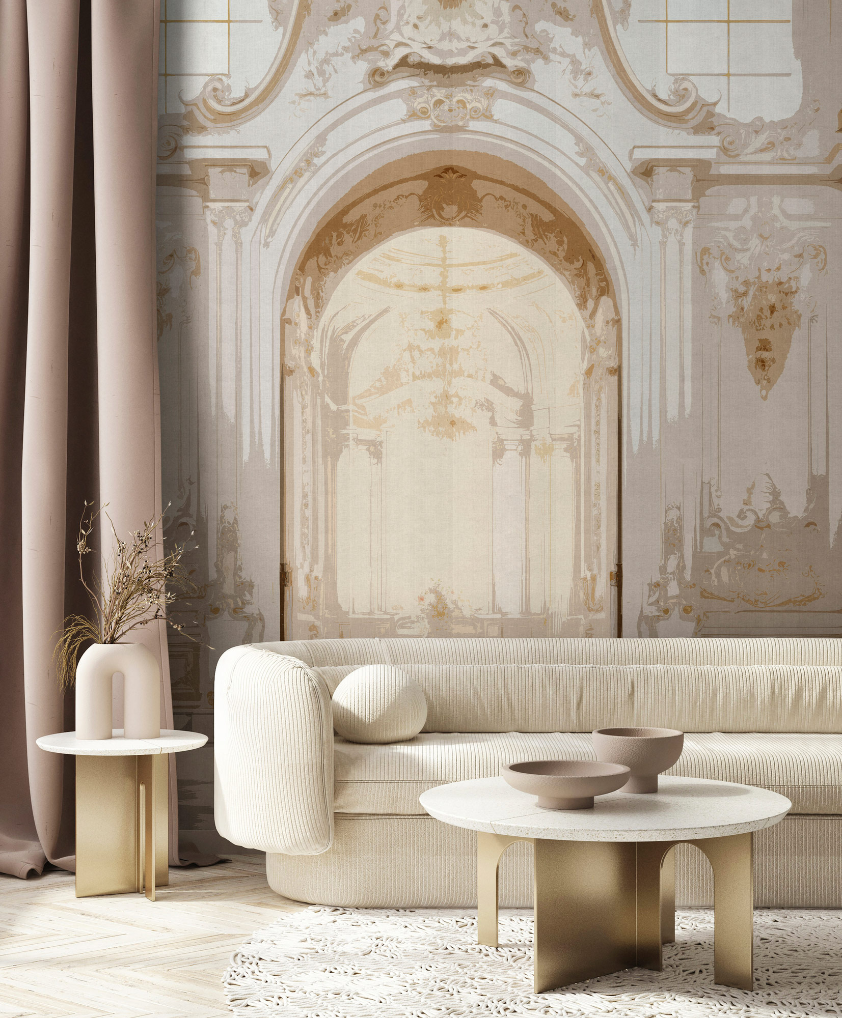 AS Fototapete Walls by Patel 5 Rundbogen Creme DD134915