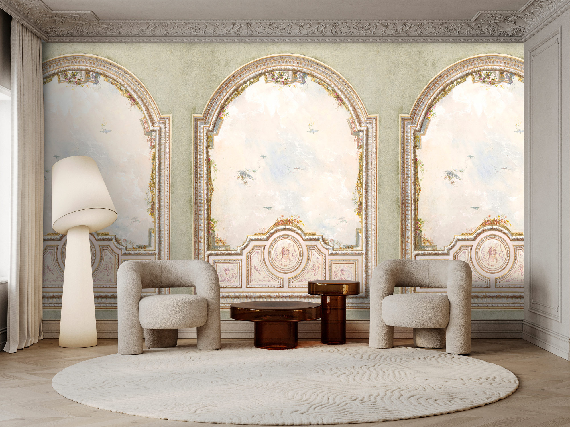 AS Fototapete Walls by Patel 5 Rundbogen Grün DD134423